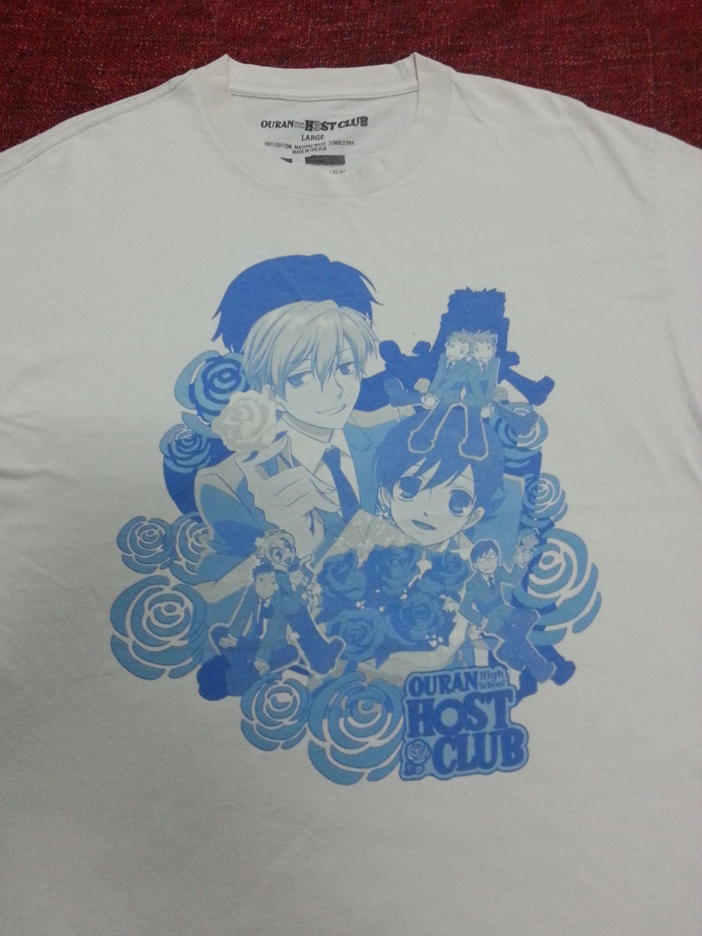 Anime × Cartoon Network Rare anime Ouran High School Host Club Tee Manga Comics Size US L / EU 52-54 / 3 - 1 Thumbnail