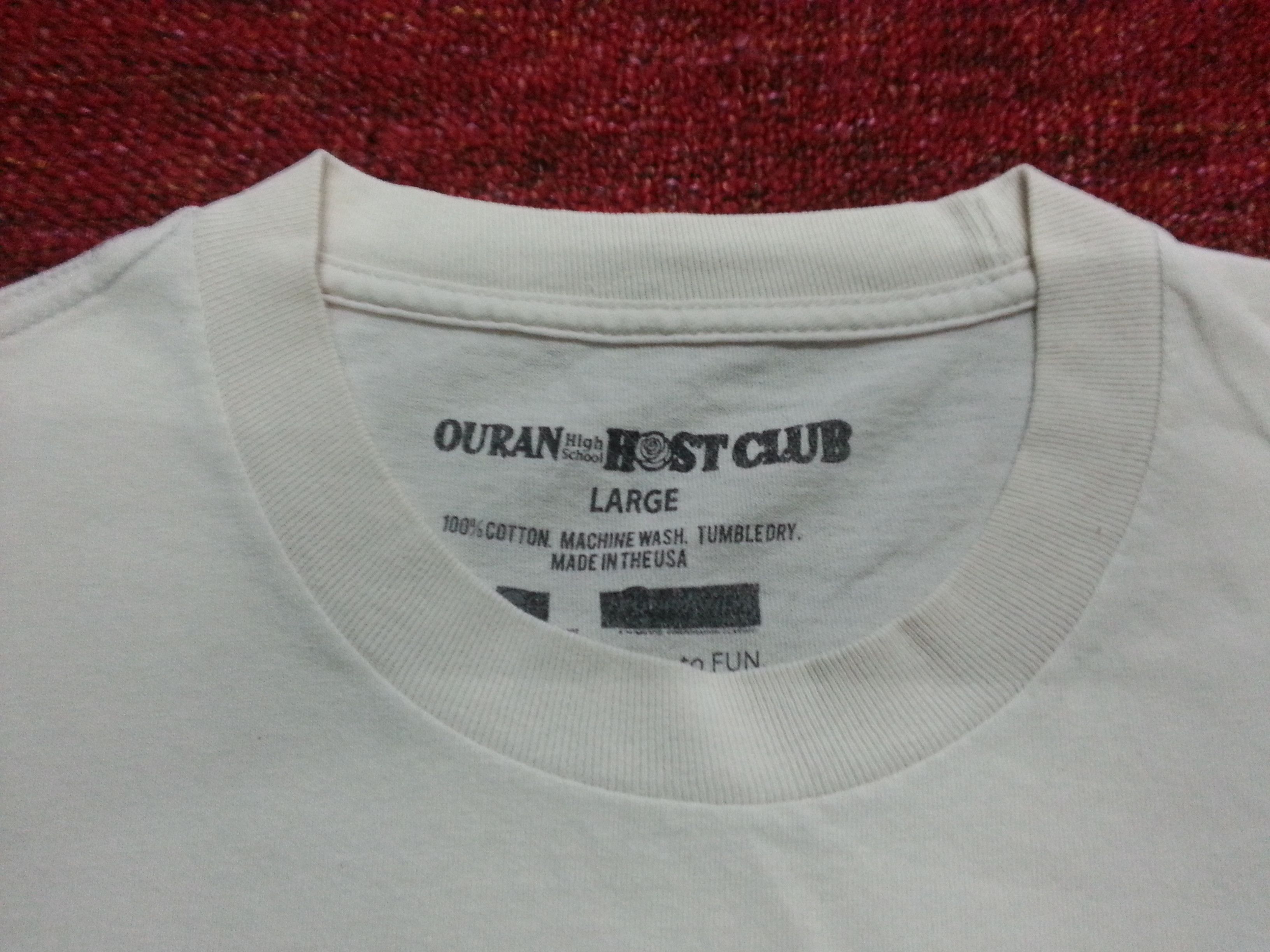 Anime × Cartoon Network Rare anime Ouran High School Host Club Tee Manga Comics Size US L / EU 52-54 / 3 - 2 Thumbnail