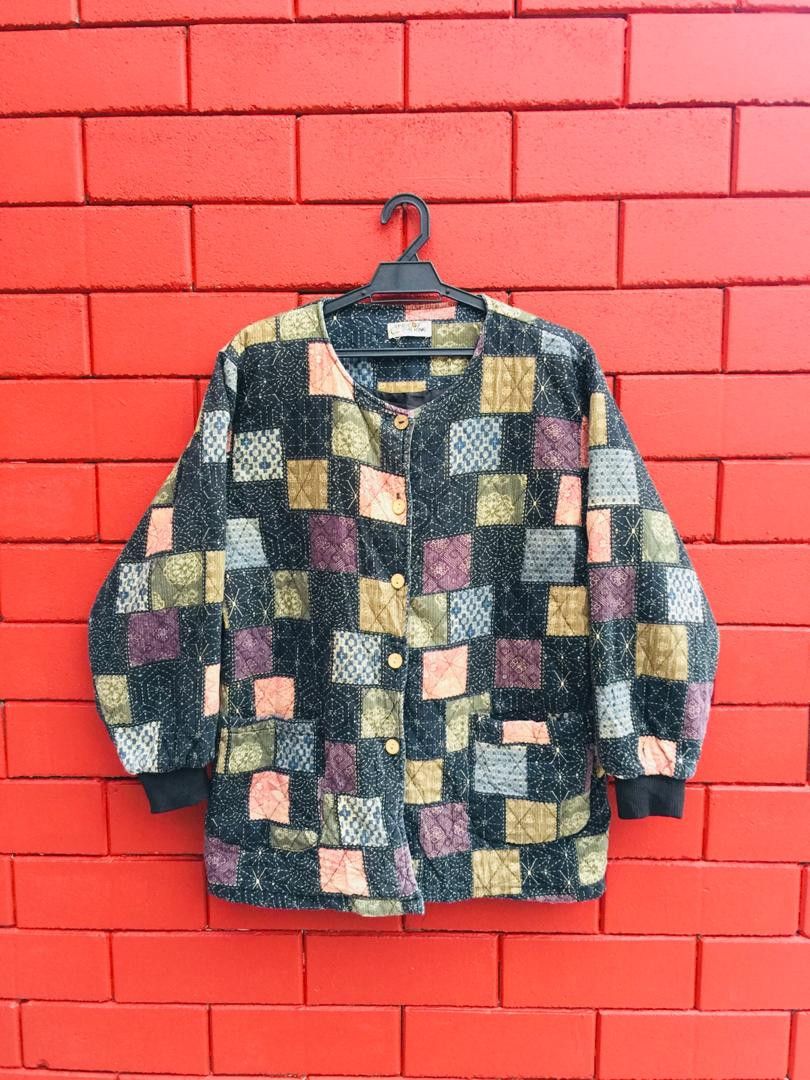Japanese Brand Vintage Japanese Apricot Talking Velvet Inspired by Kapital Size US L / EU 52-54 / 3 - 1 Thumbnail