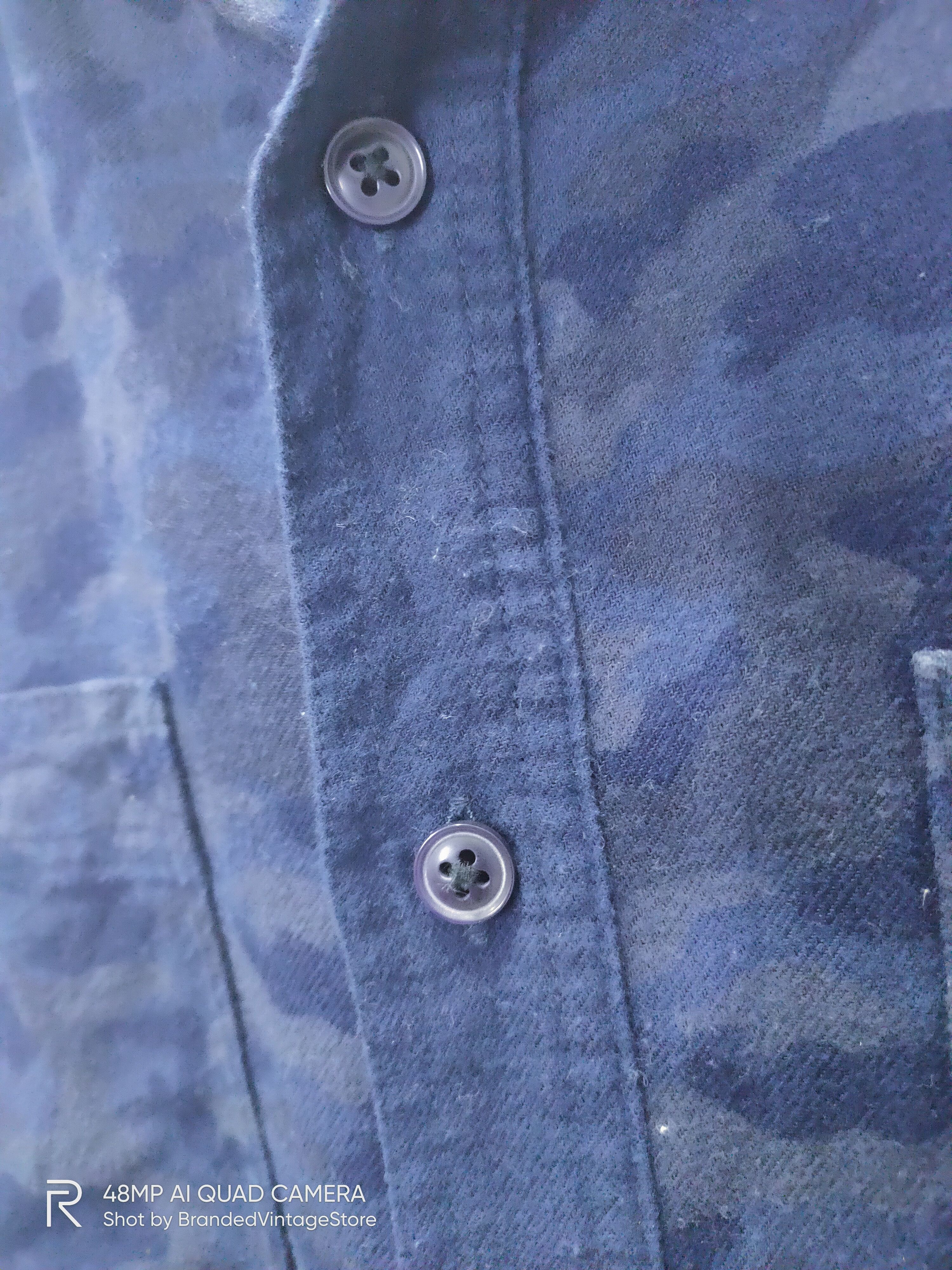 Japanese Brand × Uniqlo UNIQLO Dark Camo Fullprinted Pocket Casual Flannel Jacket Size US M / EU 48-50 / 2 - 10 Thumbnail