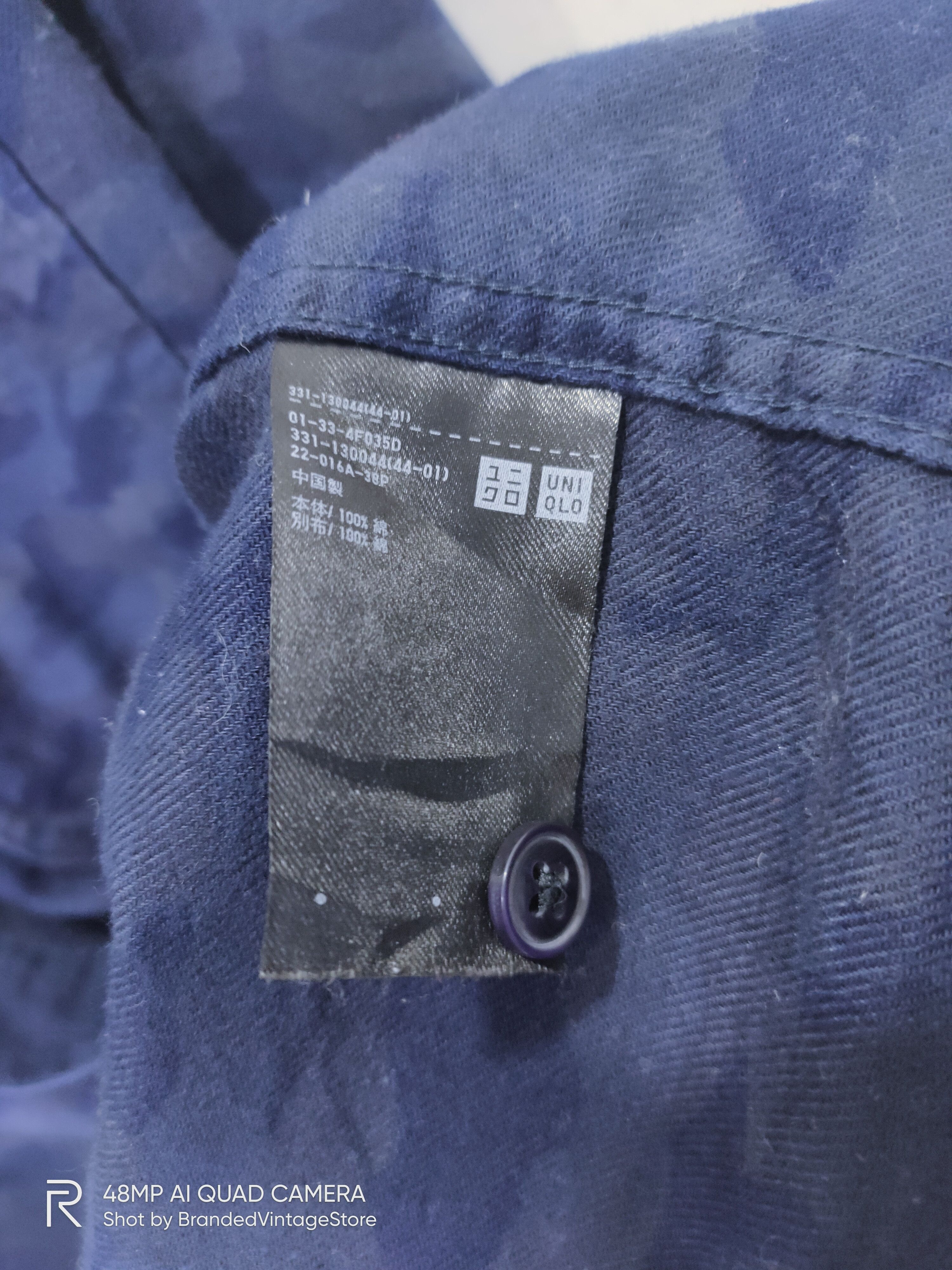 Japanese Brand × Uniqlo UNIQLO Dark Camo Fullprinted Pocket Casual Flannel Jacket Size US M / EU 48-50 / 2 - 13 Thumbnail