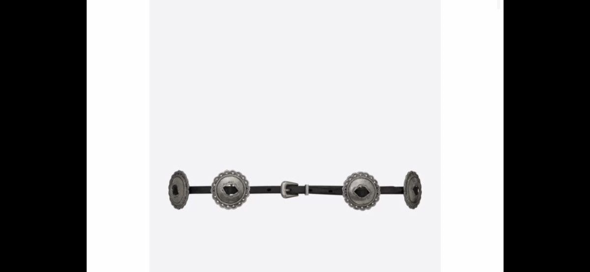 image of Saint Laurent Paris Saint Laurent Men’S Belt. 90/34. $1590 in Black, Men's