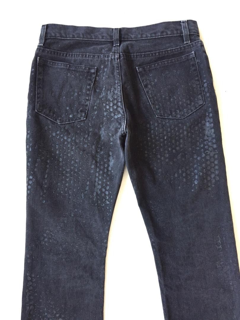Other 💥Rare💥Vintage Helmut Lang Tyre Print Black Denim Size 30" / US 8 / IT 44 - 7 Thumbnail