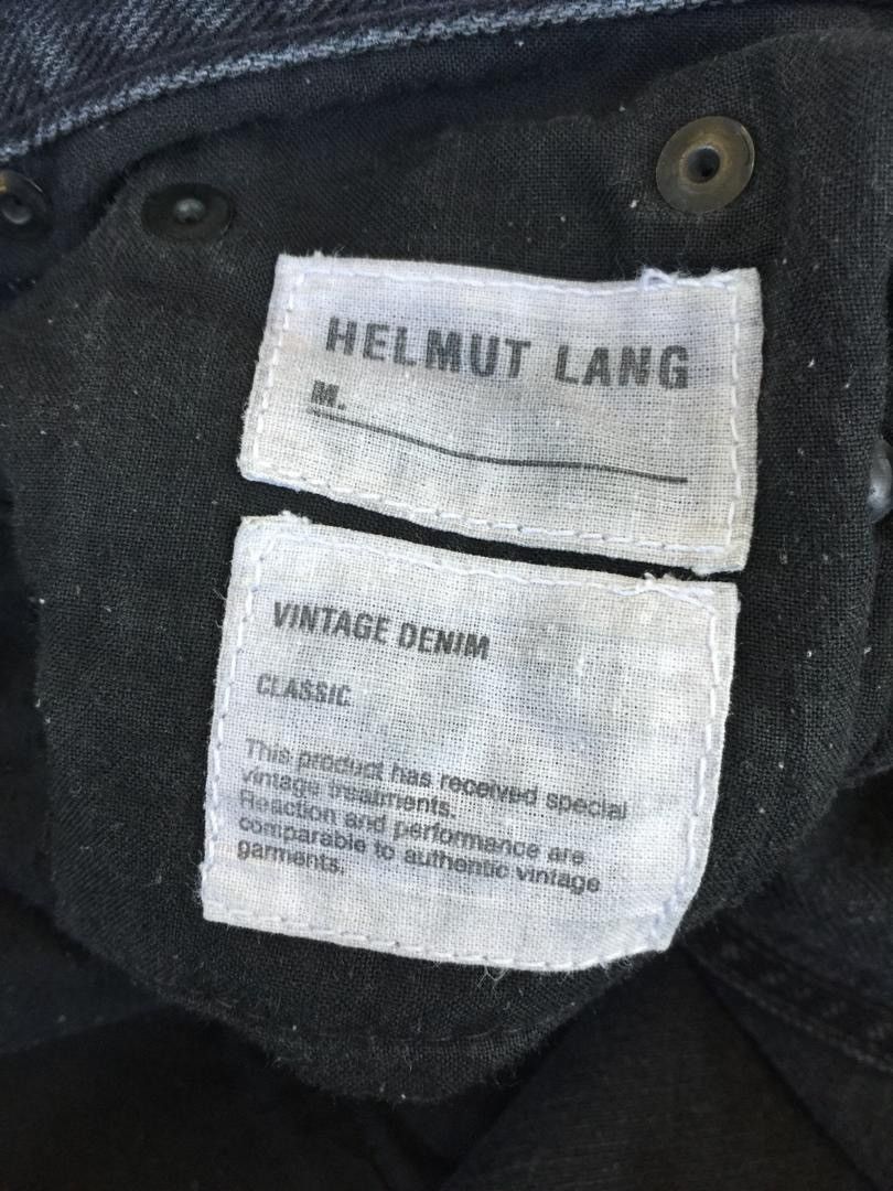 Other 💥Rare💥Vintage Helmut Lang Tyre Print Black Denim Size 30" / US 8 / IT 44 - 10 Thumbnail
