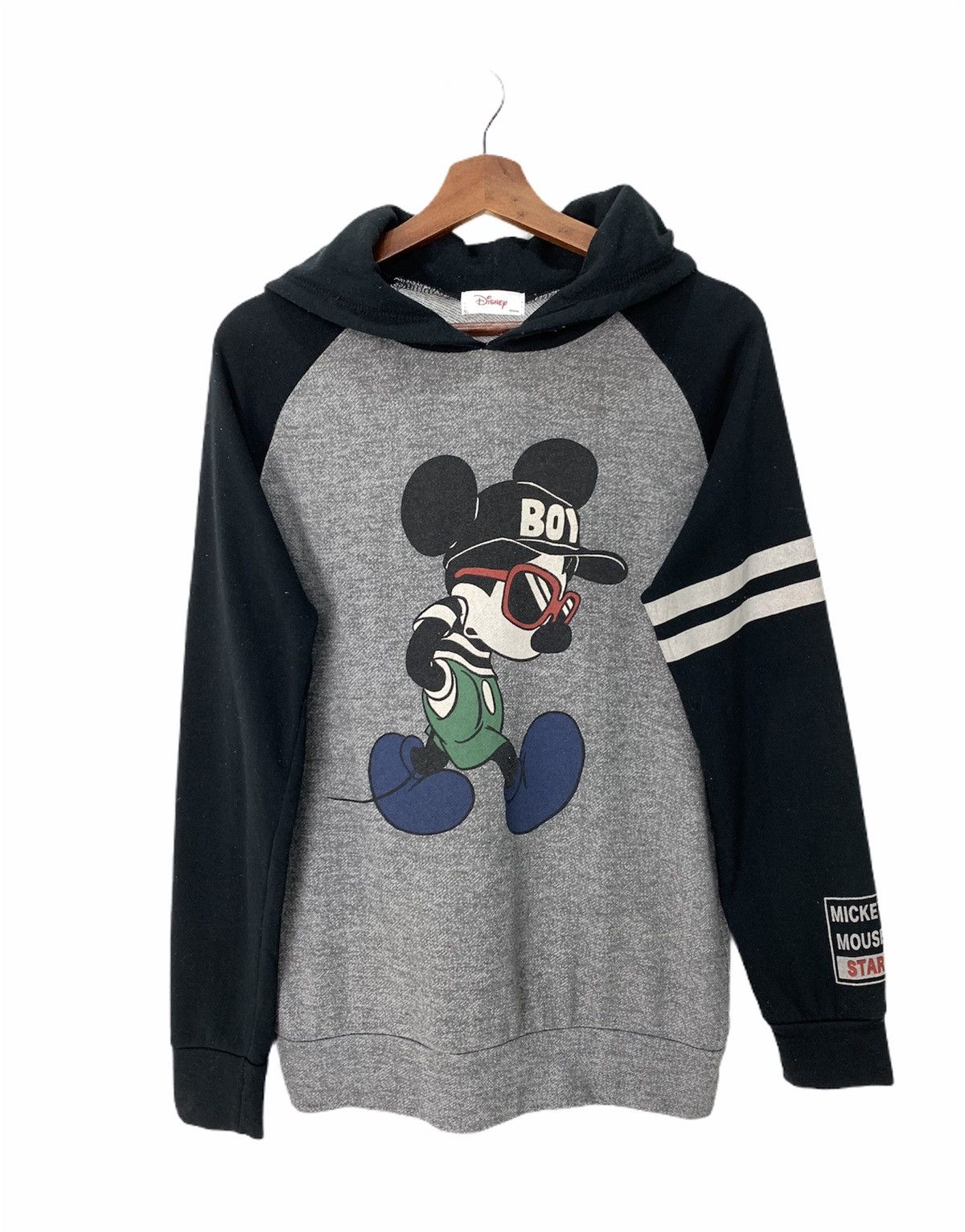 Disney × Japanese Brand × Mickey Mouse DISNEY MICKEY MOUSE Biglogo Raglan Sweatshirt Hoodie Jacket Size US M / EU 48-50 / 2 - 1 Thumbnail