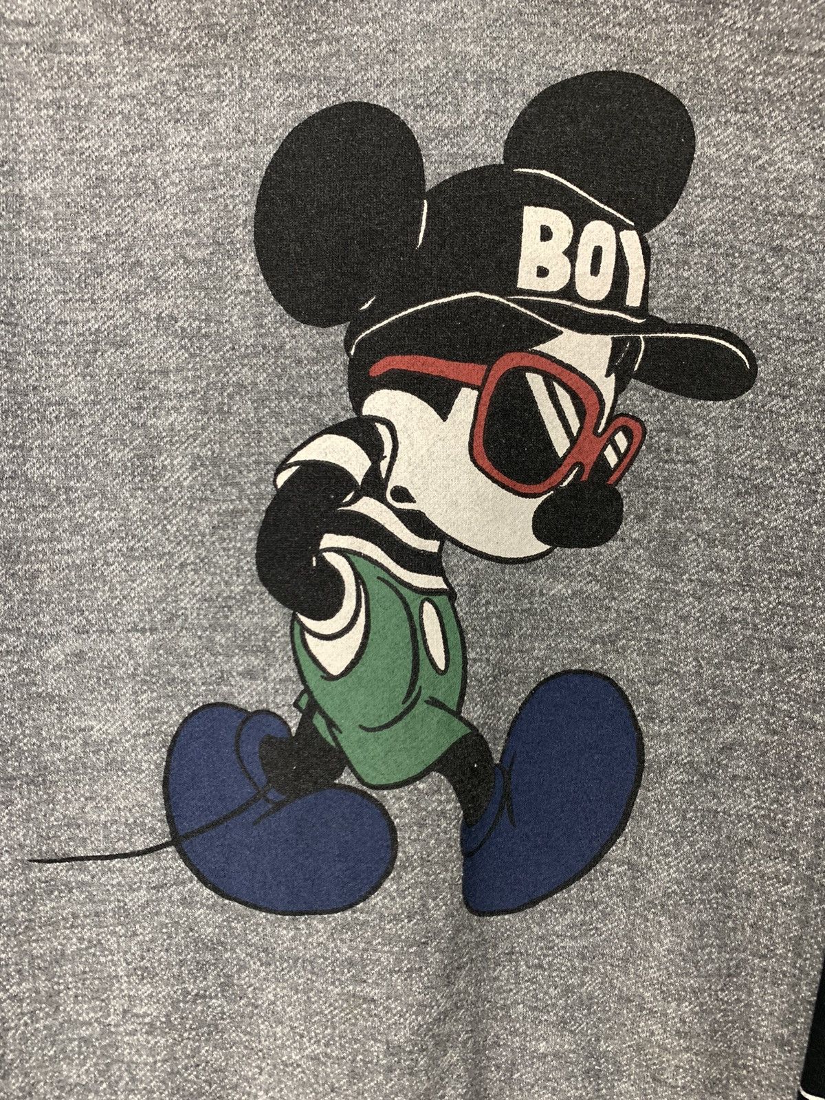 Disney × Japanese Brand × Mickey Mouse DISNEY MICKEY MOUSE Biglogo Raglan Sweatshirt Hoodie Jacket Size US M / EU 48-50 / 2 - 4 Thumbnail