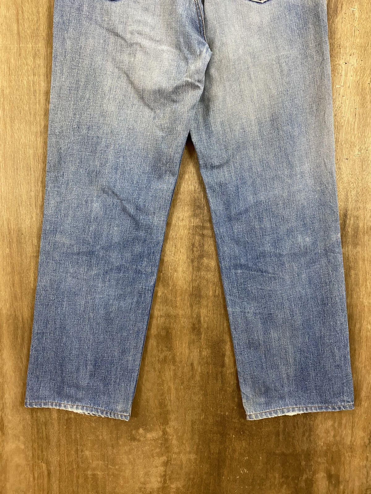 Levi's DLS 508 Levis Blue Distressed Denim Pants #BB531 Size US 32 / EU 48 - 10 Thumbnail