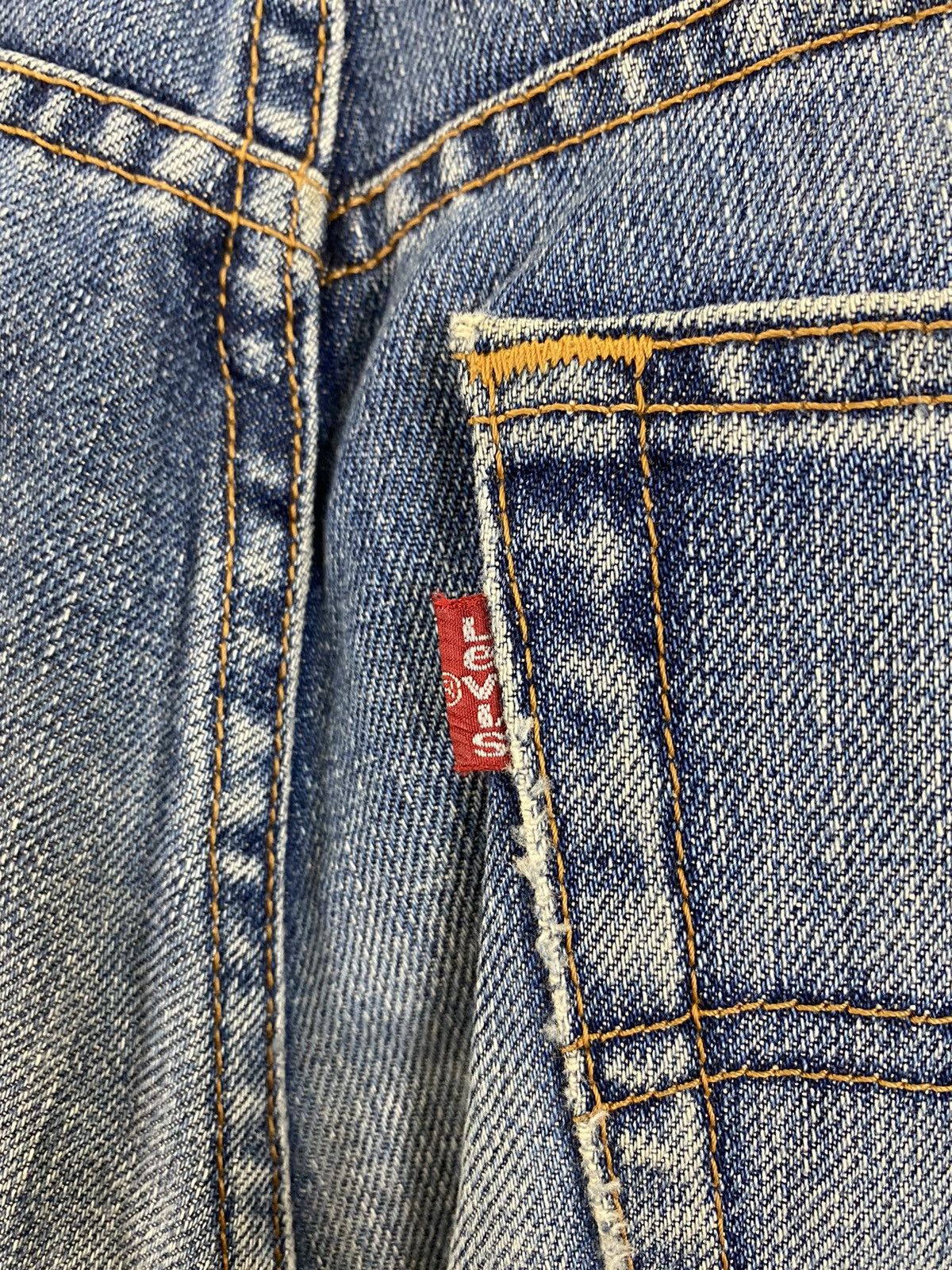 Levi's DLS 508 Levis Blue Distressed Denim Pants #BB531 Size US 32 / EU 48 - 13 Thumbnail