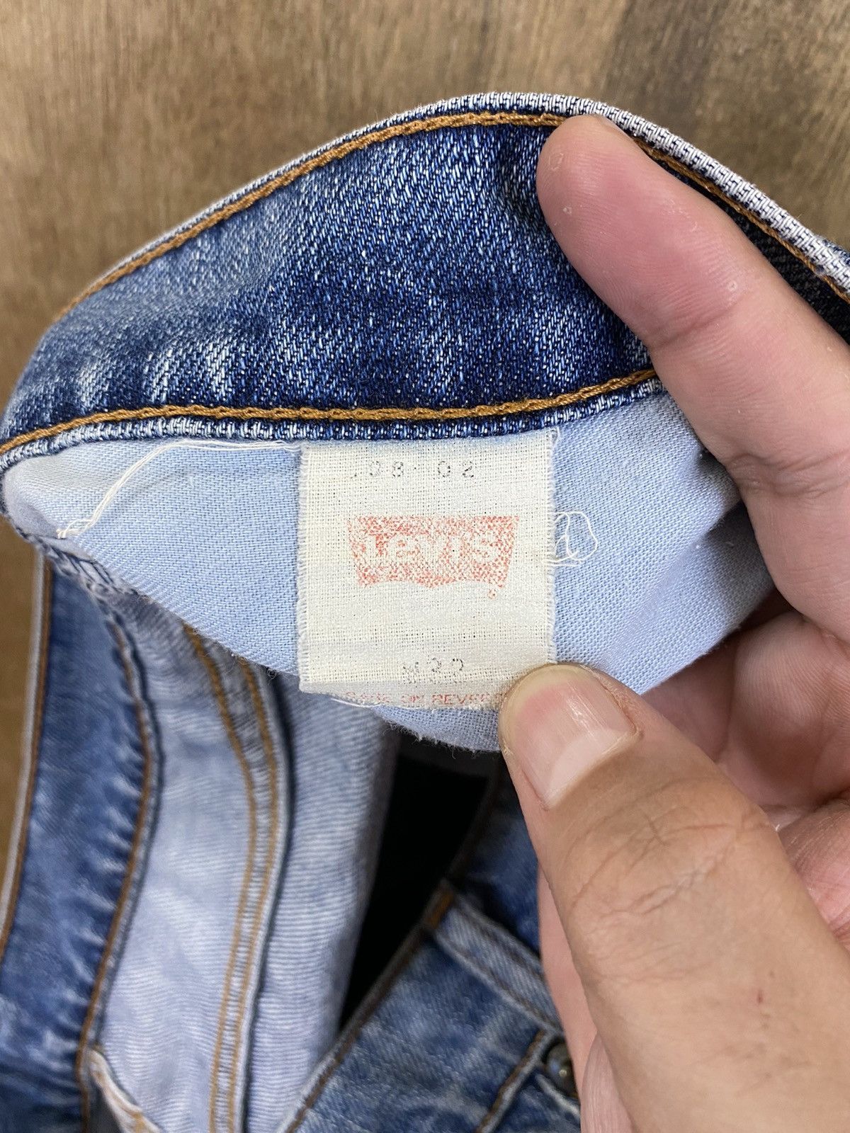 Levi's DLS 508 Levis Blue Distressed Denim Pants #BB531 Size US 32 / EU 48 - 15 Thumbnail