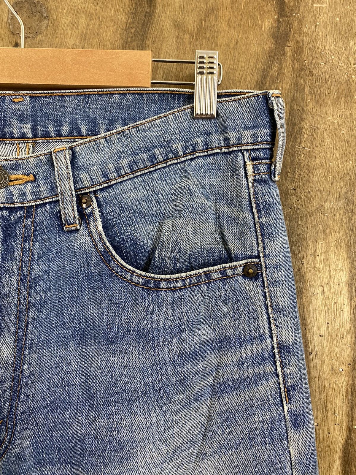 Levi's DLS 508 Levis Blue Distressed Denim Pants #BB531 Size US 32 / EU 48 - 5 Thumbnail