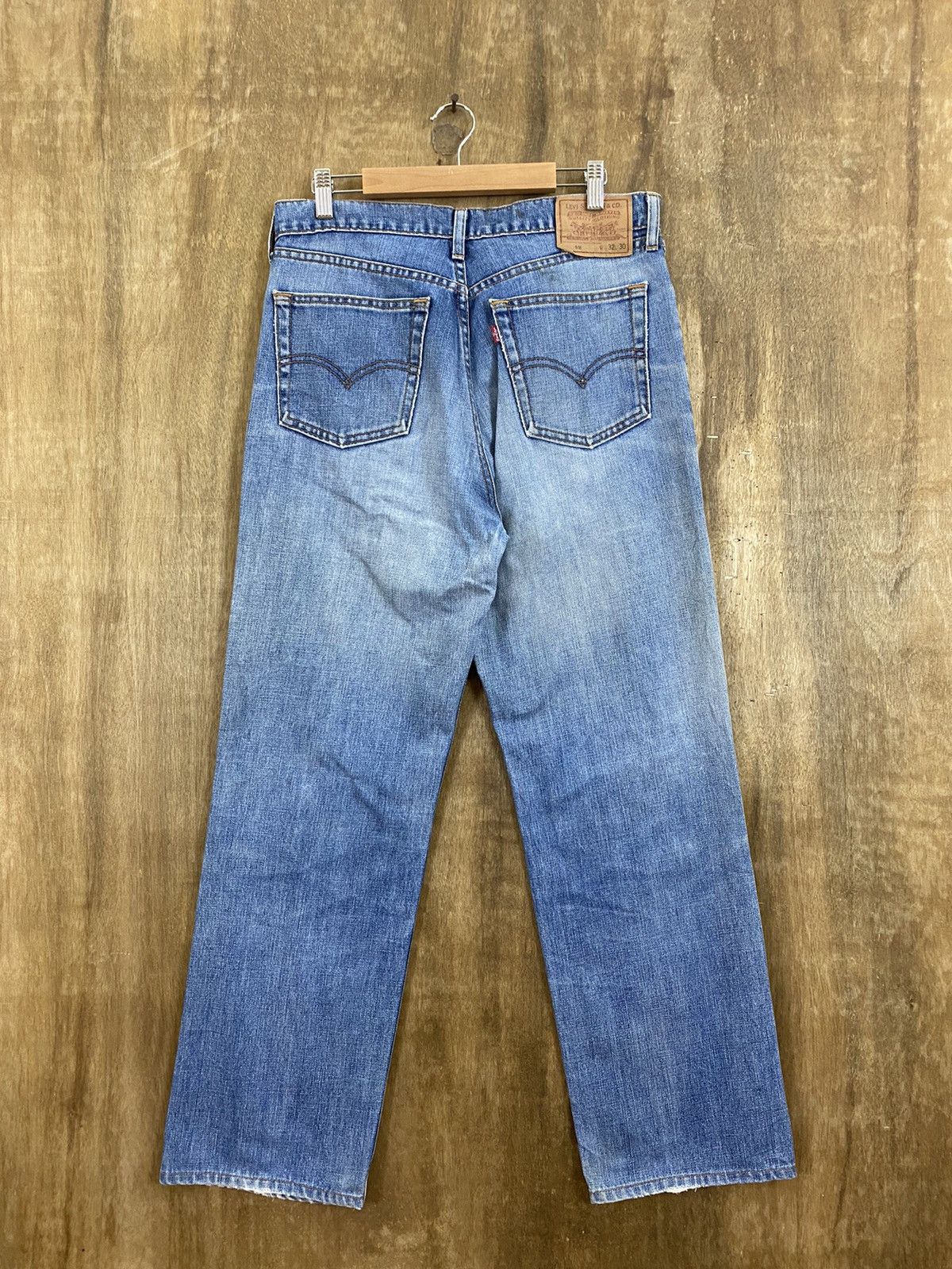 Levi's DLS 508 Levis Blue Distressed Denim Pants #BB531 Size US 32 / EU 48 - 8 Thumbnail