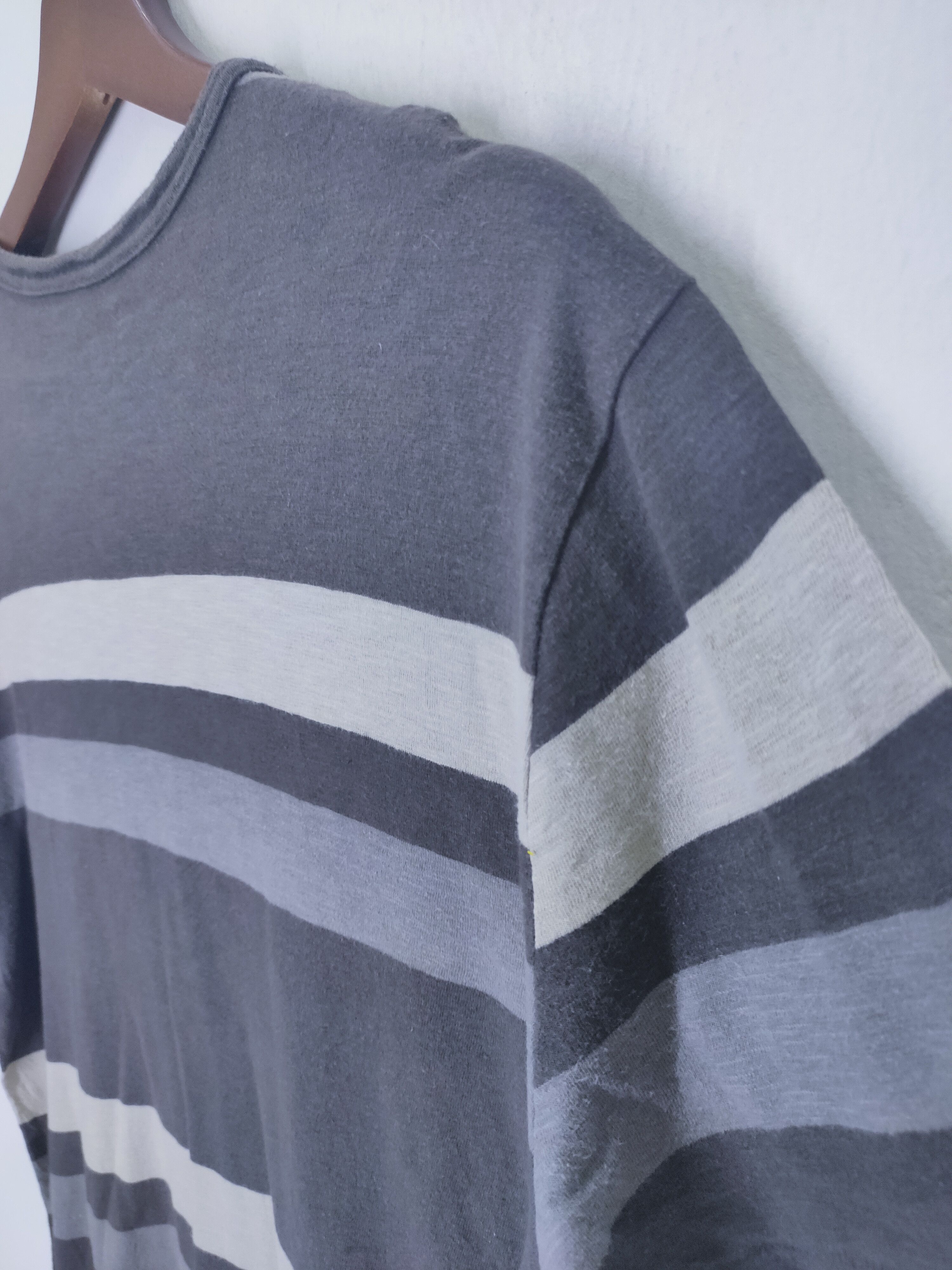 Gap × OVER THE STRiPES Vintage GAP Pocket Single Stitch Striped Streetwear Tshirt Size US M / EU 48-50 / 2 - 4 Thumbnail