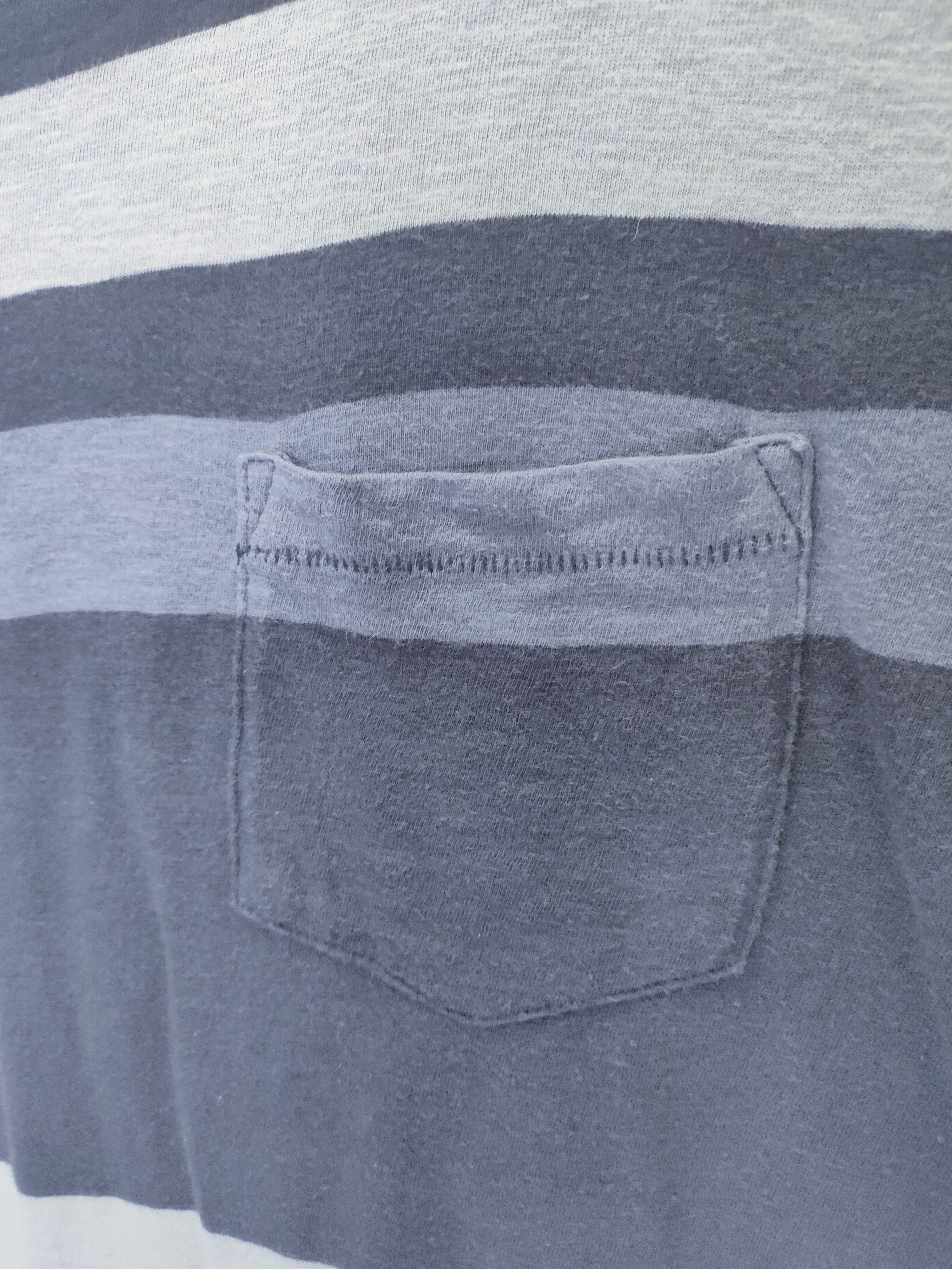 Gap × OVER THE STRiPES Vintage GAP Pocket Single Stitch Striped Streetwear Tshirt Size US M / EU 48-50 / 2 - 7 Thumbnail