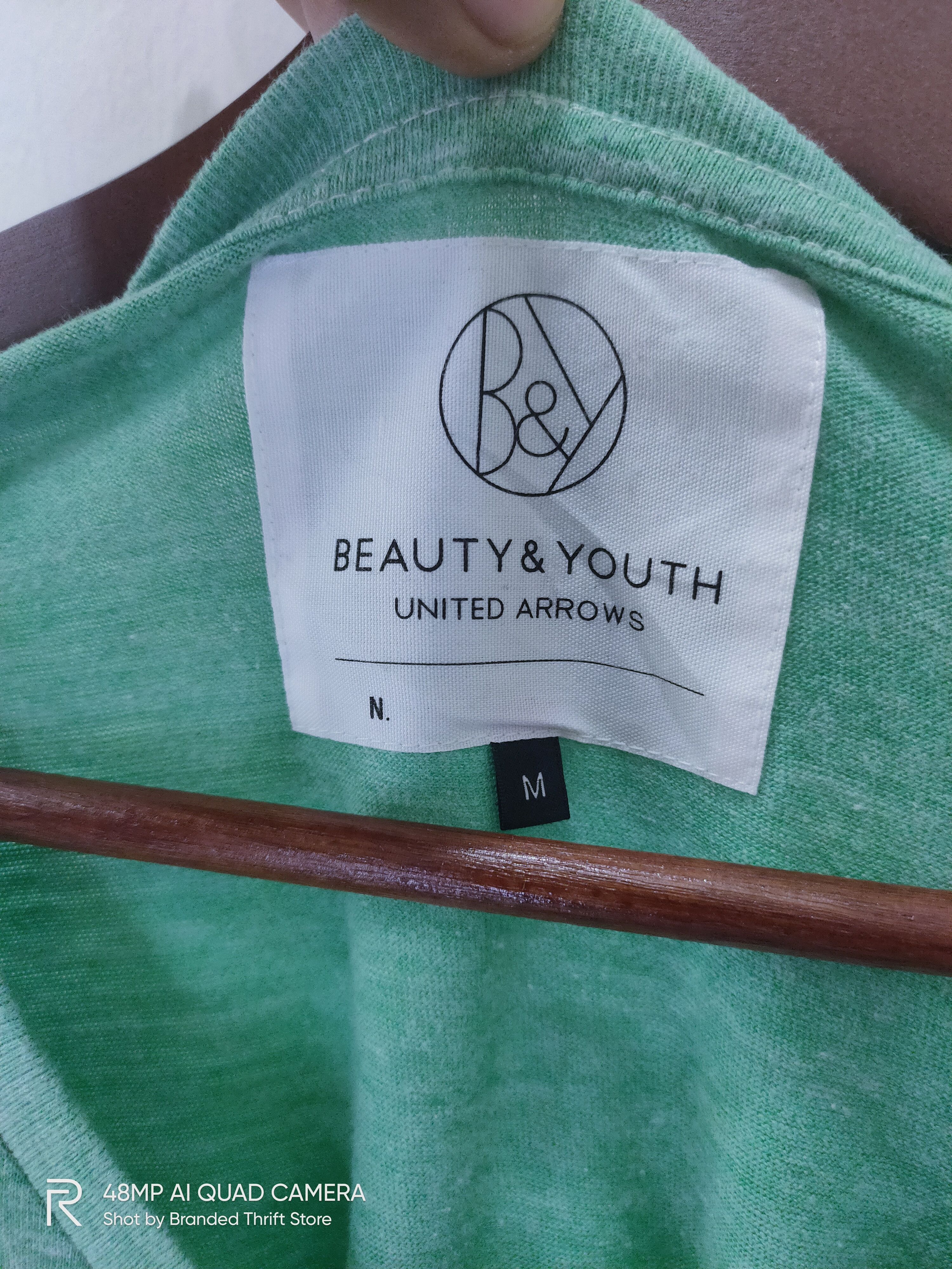 BEAUTY&YOUTH × United Arrows × Vintage Vintage BEAUTY & YOUTH x UNITED ARROWS 3Q Sweatshirt TShirt Size US M / EU 48-50 / 2 - 5 Thumbnail