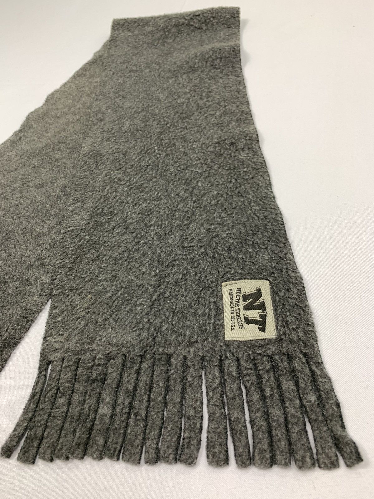 Japanese Brand × Other NECTAR THREAD USA Handmade Fringed Fleece Wrap Shawl Scarve Size ONE SIZE - 3 Thumbnail