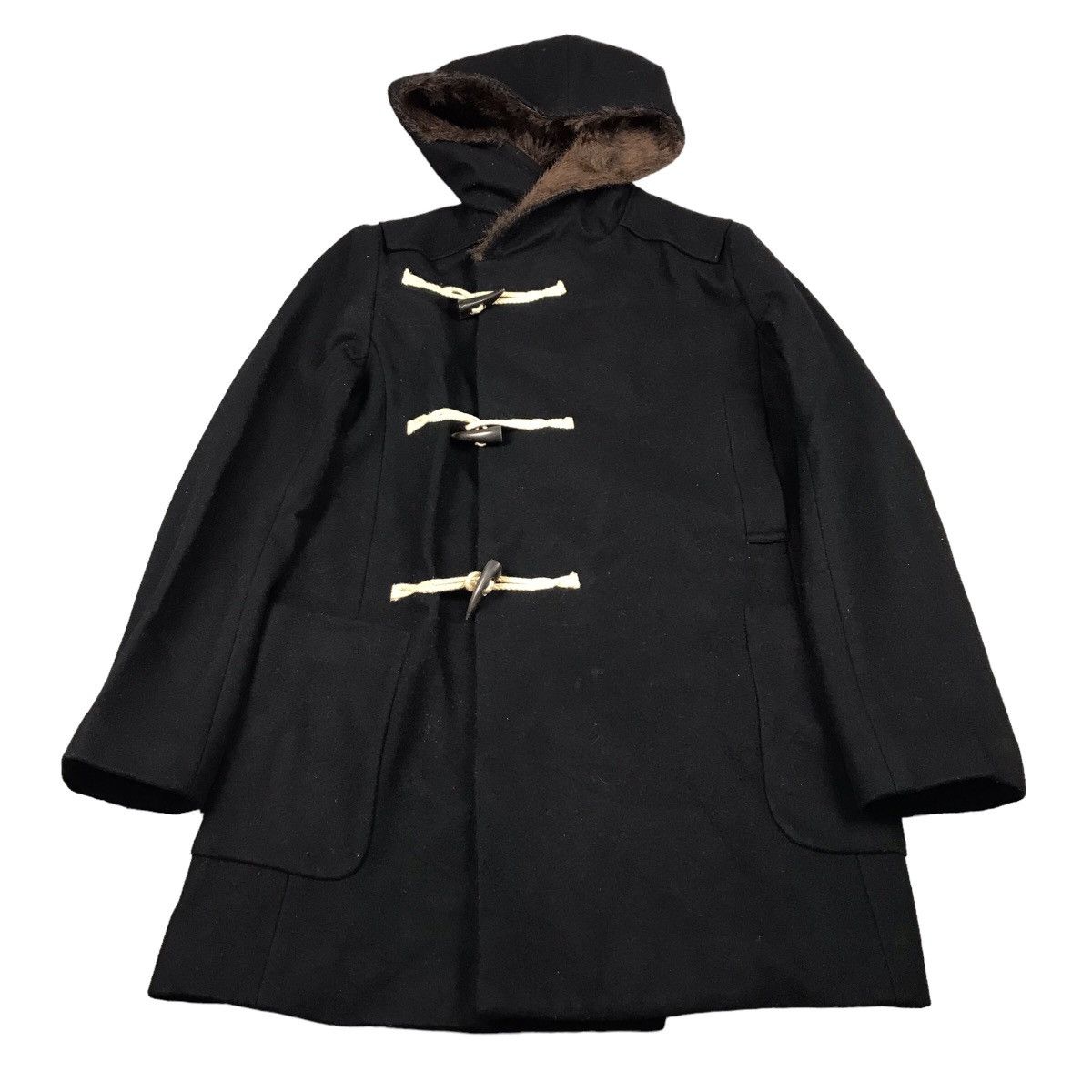 Issey Miyake ISSEY MIYAKE SUNAO KUWAHARA FUR HOODIES WOOL JACKET Size US M / EU 48-50 / 2 - 1 Thumbnail