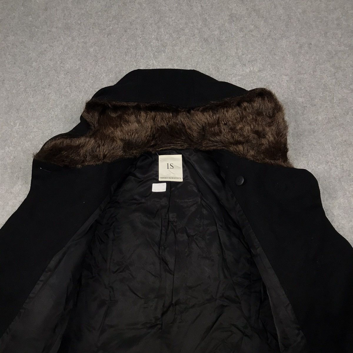 Issey Miyake ISSEY MIYAKE SUNAO KUWAHARA FUR HOODIES WOOL JACKET Size US M / EU 48-50 / 2 - 5 Thumbnail