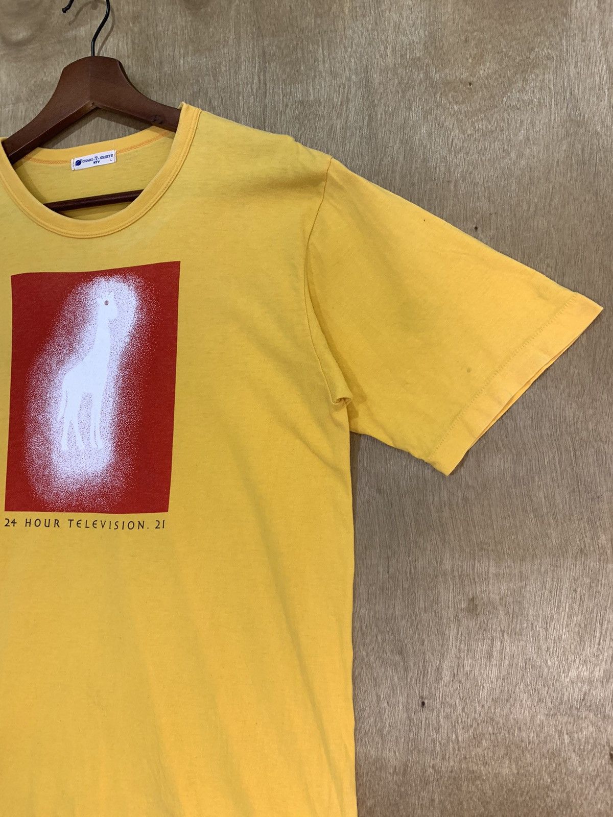 Camel × Japanese Brand Vintag 24HOUR TELEVISION CAMEL Box Logo Single Stitch Shirt Size US M / EU 48-50 / 2 - 4 Thumbnail