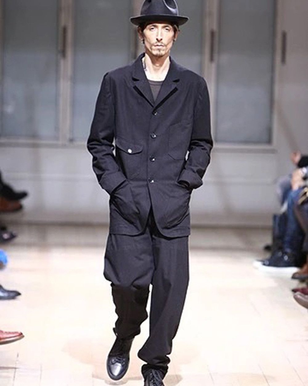 Yohji Yamamoto Yohji Yamamoto AW09 Long Blazer with Cargo Pockets Size US L / EU 52-54 / 3 - 11 Thumbnail