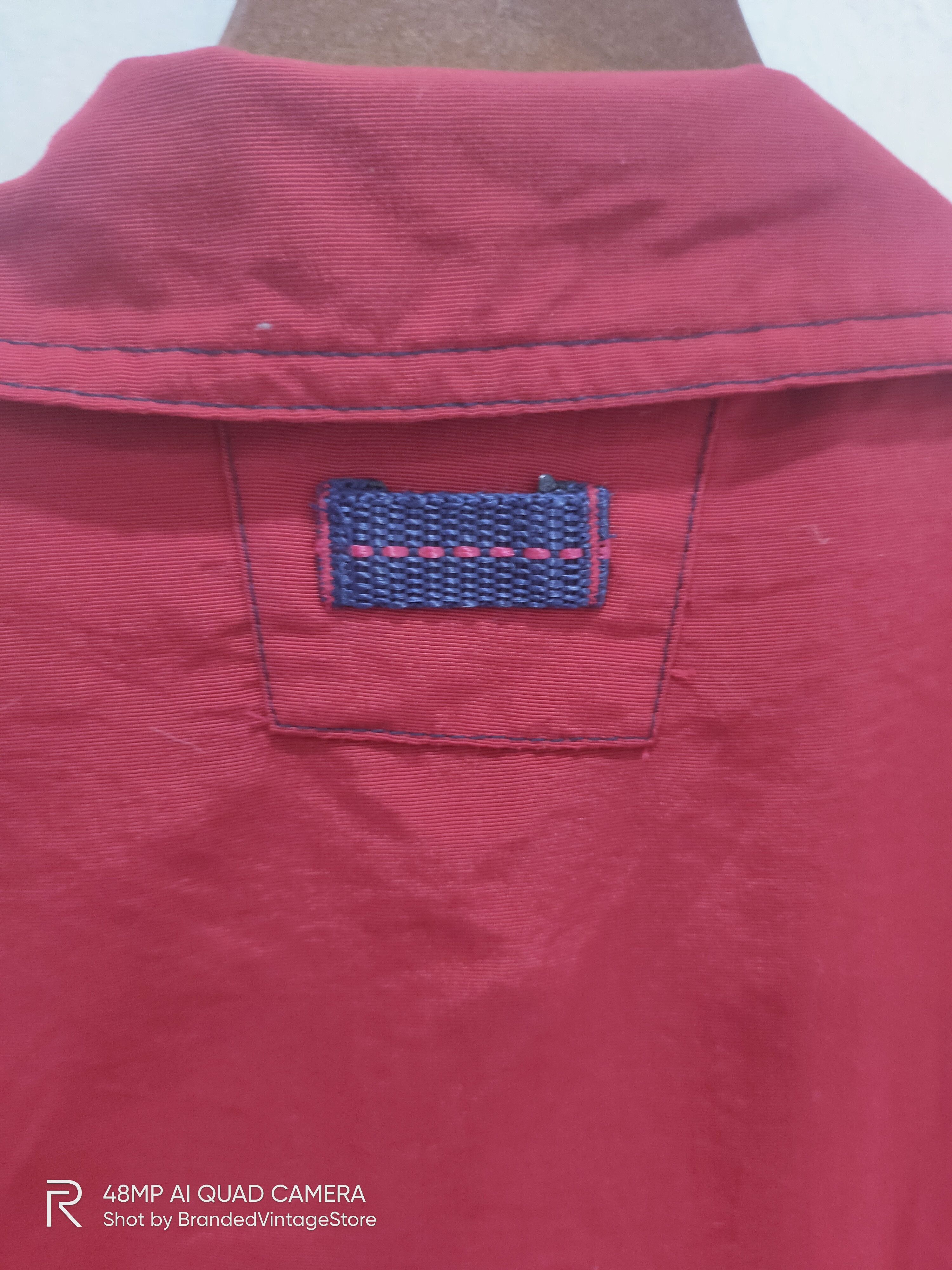 Japanese Brand A.I.V Zipper Multipocket Tactical Mesh Nett Red Vest Jacket Size 44L - 10 Thumbnail