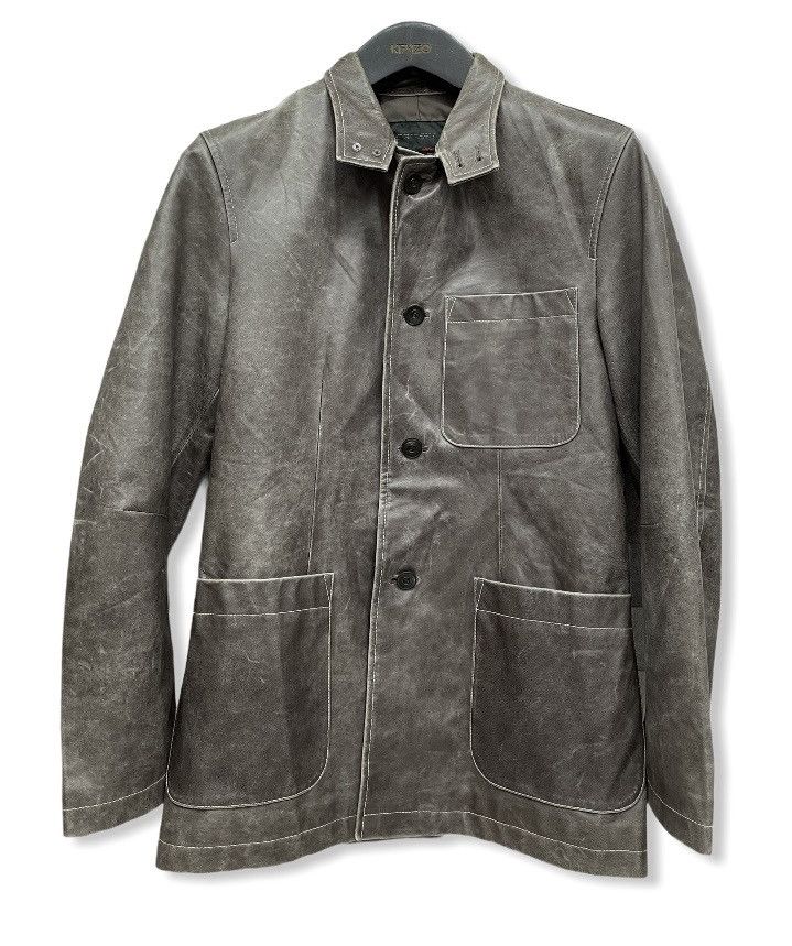 Genuine Leather MANIAC WORKS JAPAN Leather Worker Jacket Size US S / EU 44-46 / 1 - 1 Thumbnail