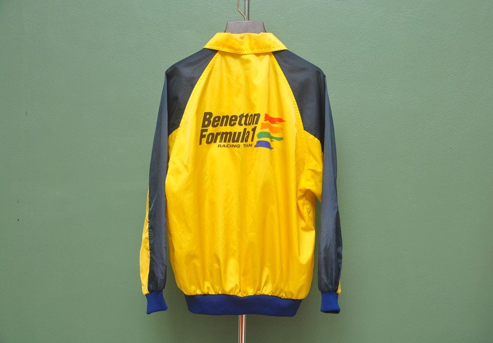 Japanese Brand Vintage Benetton Formula 1 Streetwear Windbreaker ...