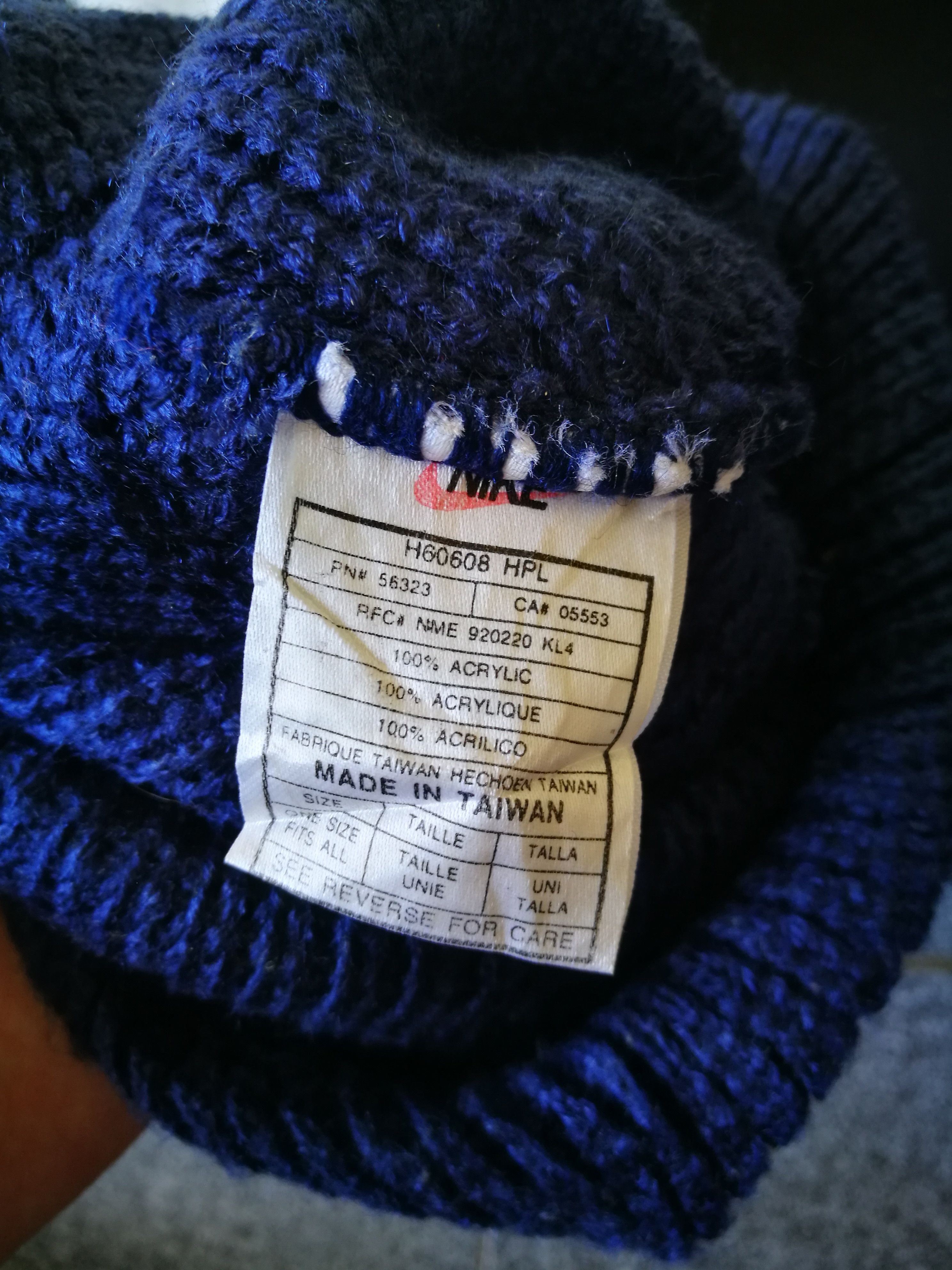 Nike × Vintage Vintage Nike Beanie Size ONE SIZE - 2 Thumbnail