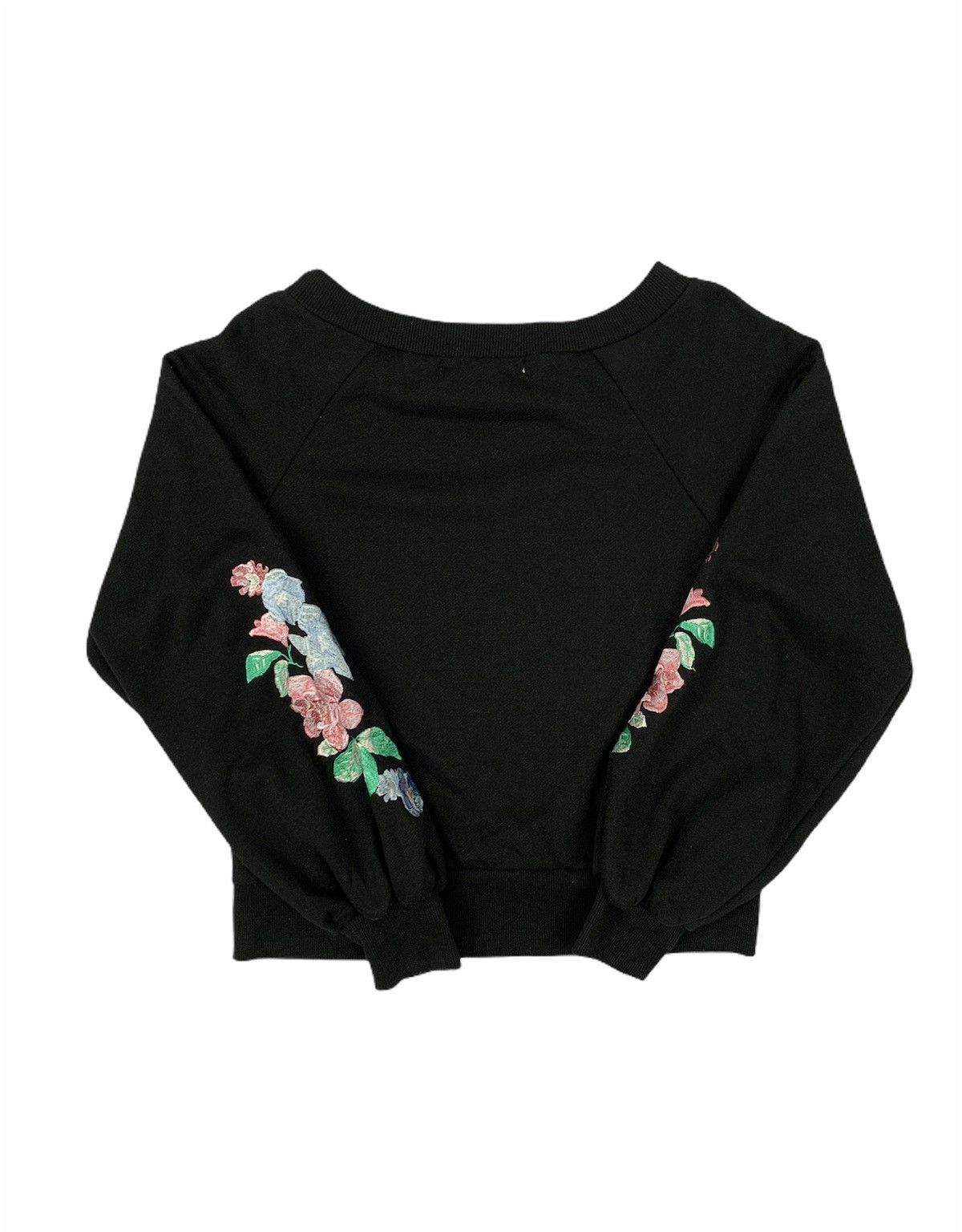 Girl Skateboards SPIRAL GIRL Embroider Rose Floral Croptop Tattoo Sweatshirt Size US S / EU 44-46 / 1 - 2 Thumbnail