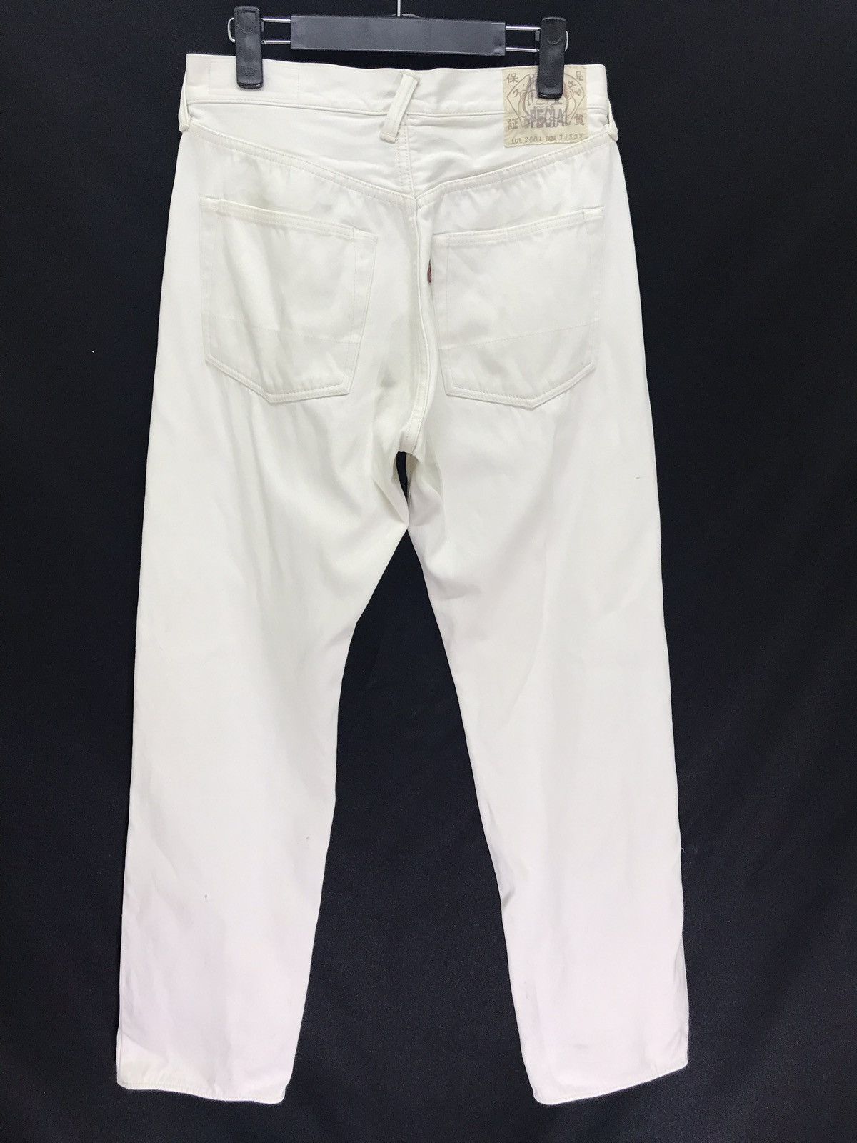 Evisu 💖OG Evisu White Plain Pant Jeans Regular Made in Japan Size US 30 / EU 46 - 1 Thumbnail
