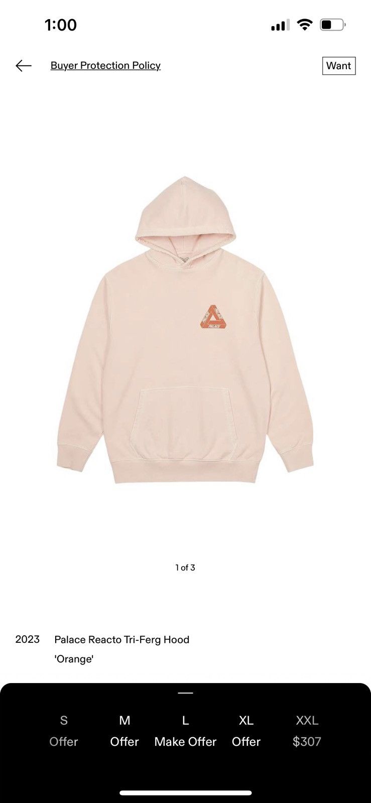 Palace Skateboard Hoodie *24 Freg Hood online