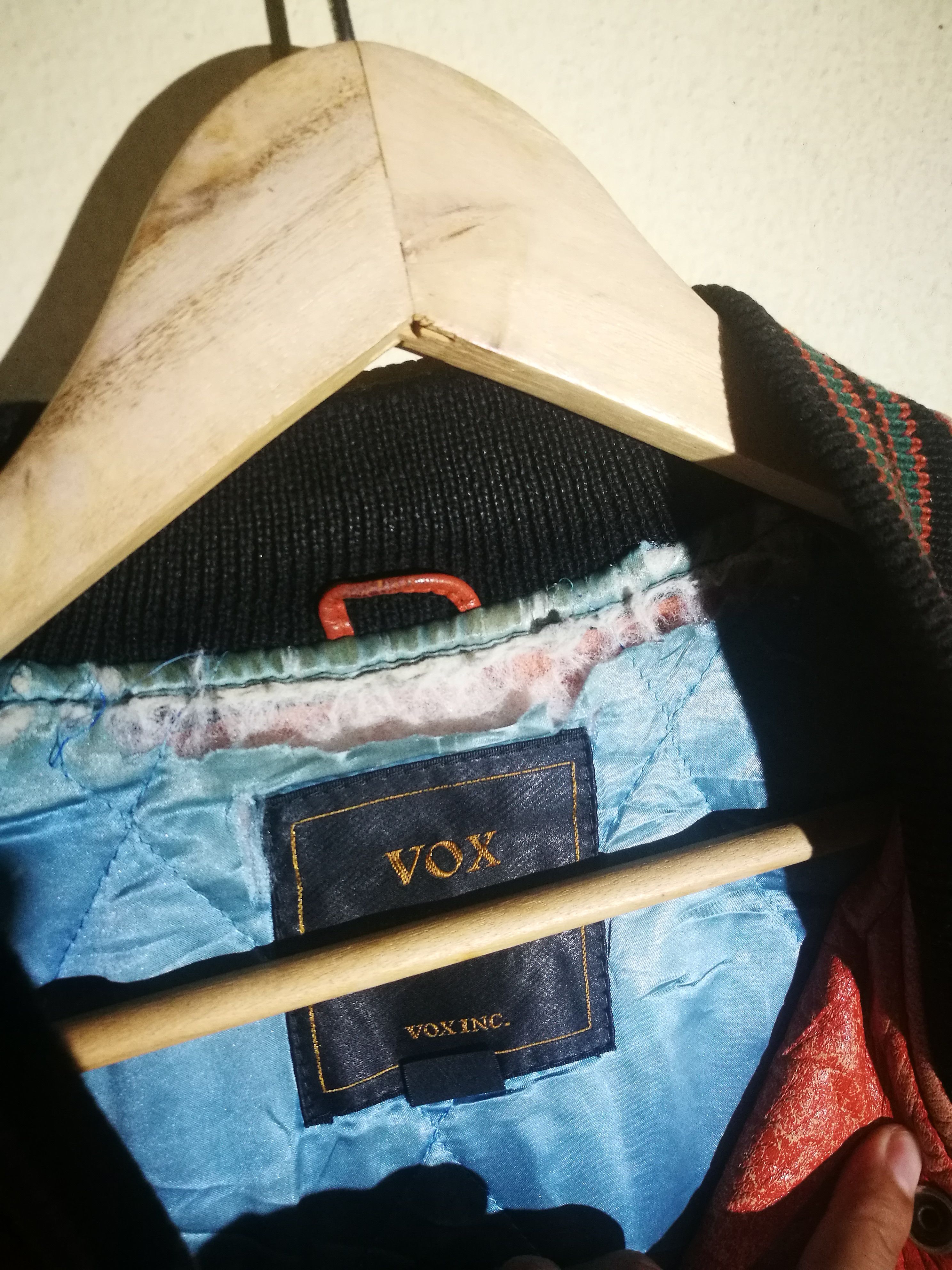 Other Distressed VOX Varsity Leather Jacket Size US L / EU 52-54 / 3 - 10 Thumbnail
