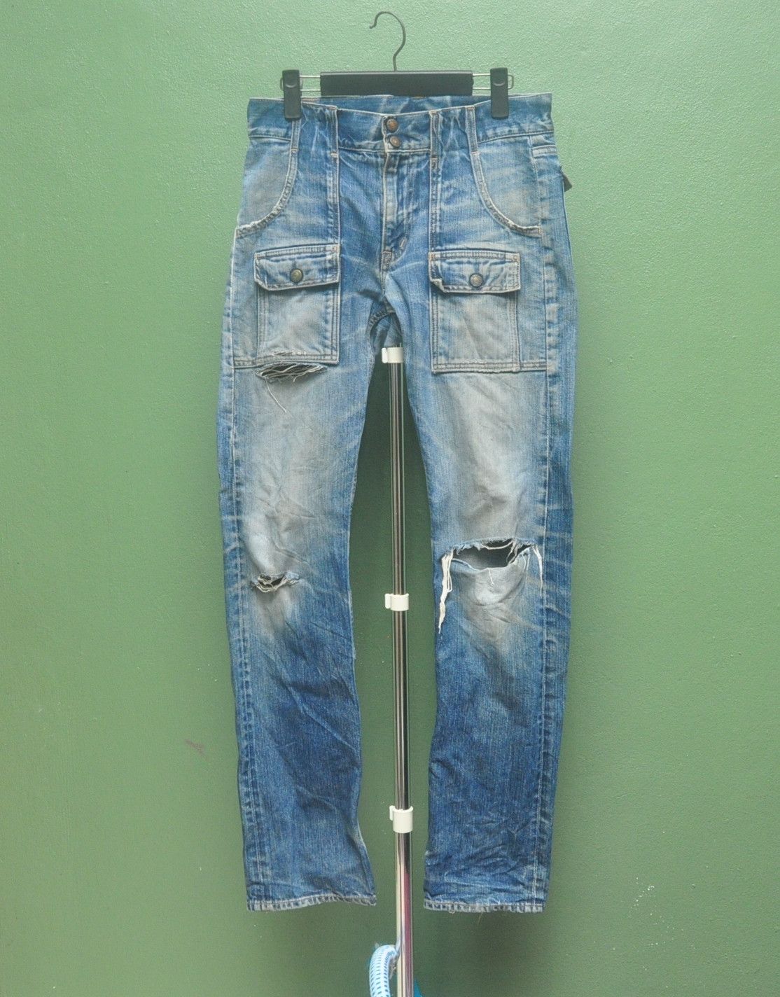 Designer × Japanese Brand × Vintage Vintage Go West Bush Pants Style Japanese Multiple Pocket Size US 31 - 1 Thumbnail