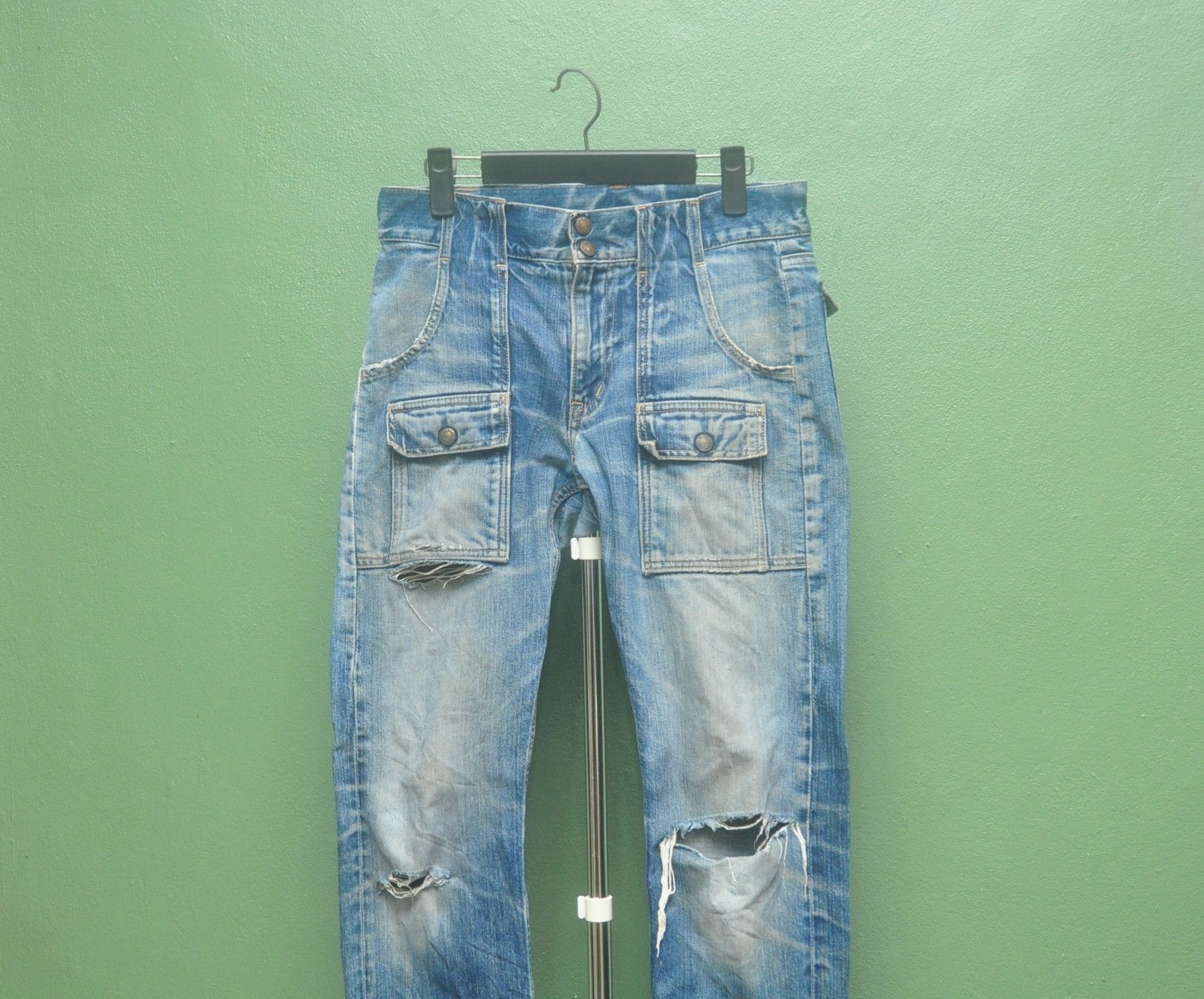 Designer × Japanese Brand × Vintage Vintage Go West Bush Pants Style Japanese Multiple Pocket Size US 31 - 2 Thumbnail