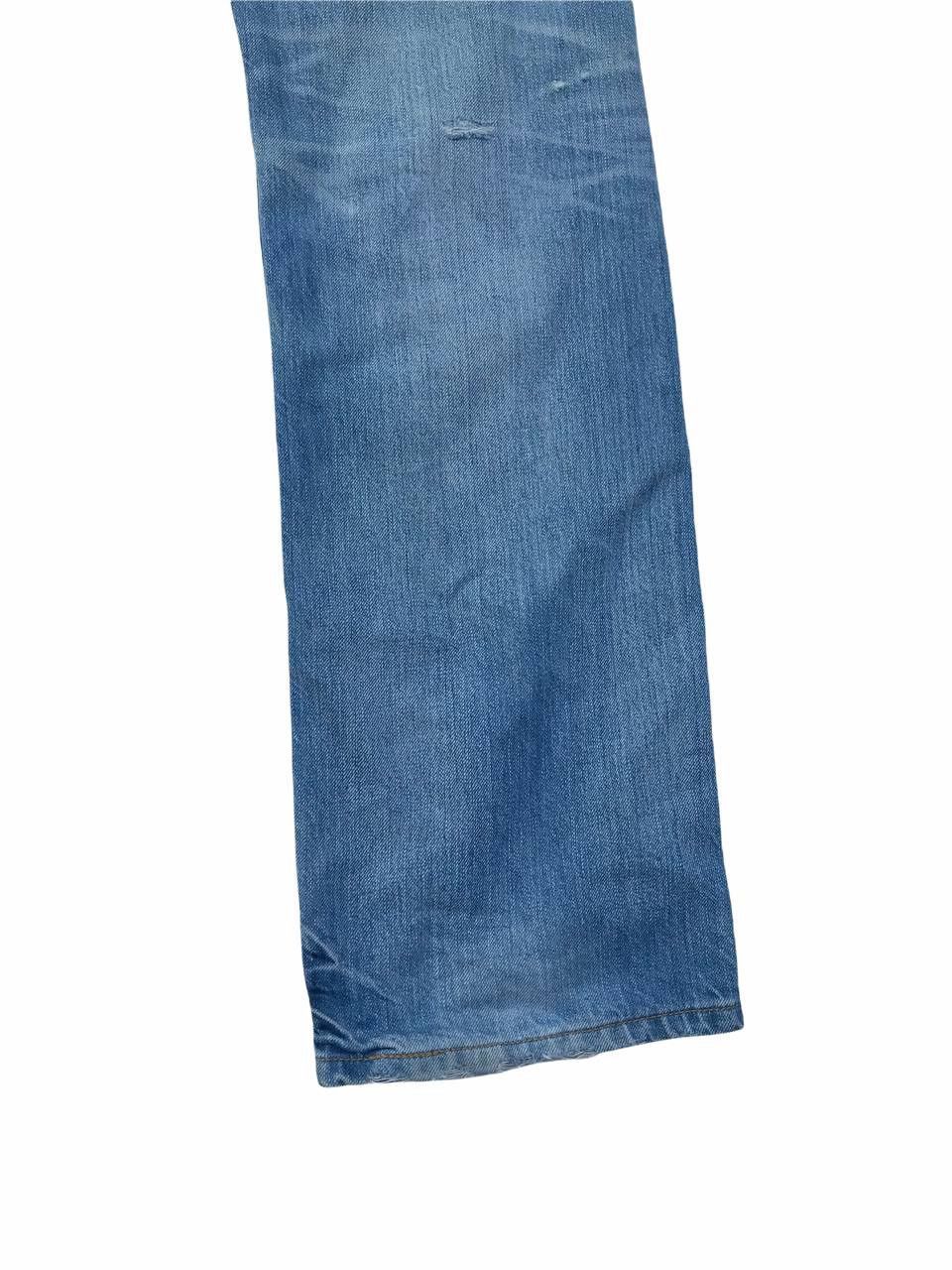 Levi's Levis 501 Distressed Grunge Denim Pants Streetwear Fashion Size US 31 - 6 Thumbnail