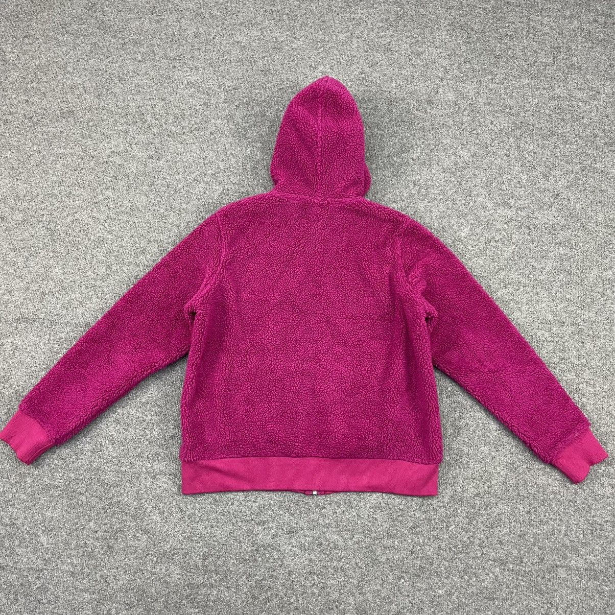 Japanese Brand × Uniqlo × Vintage Uniqlo Pink Hoodie Fleece Sherpa Jacket Size US L / EU 52-54 / 3 - 2 Thumbnail