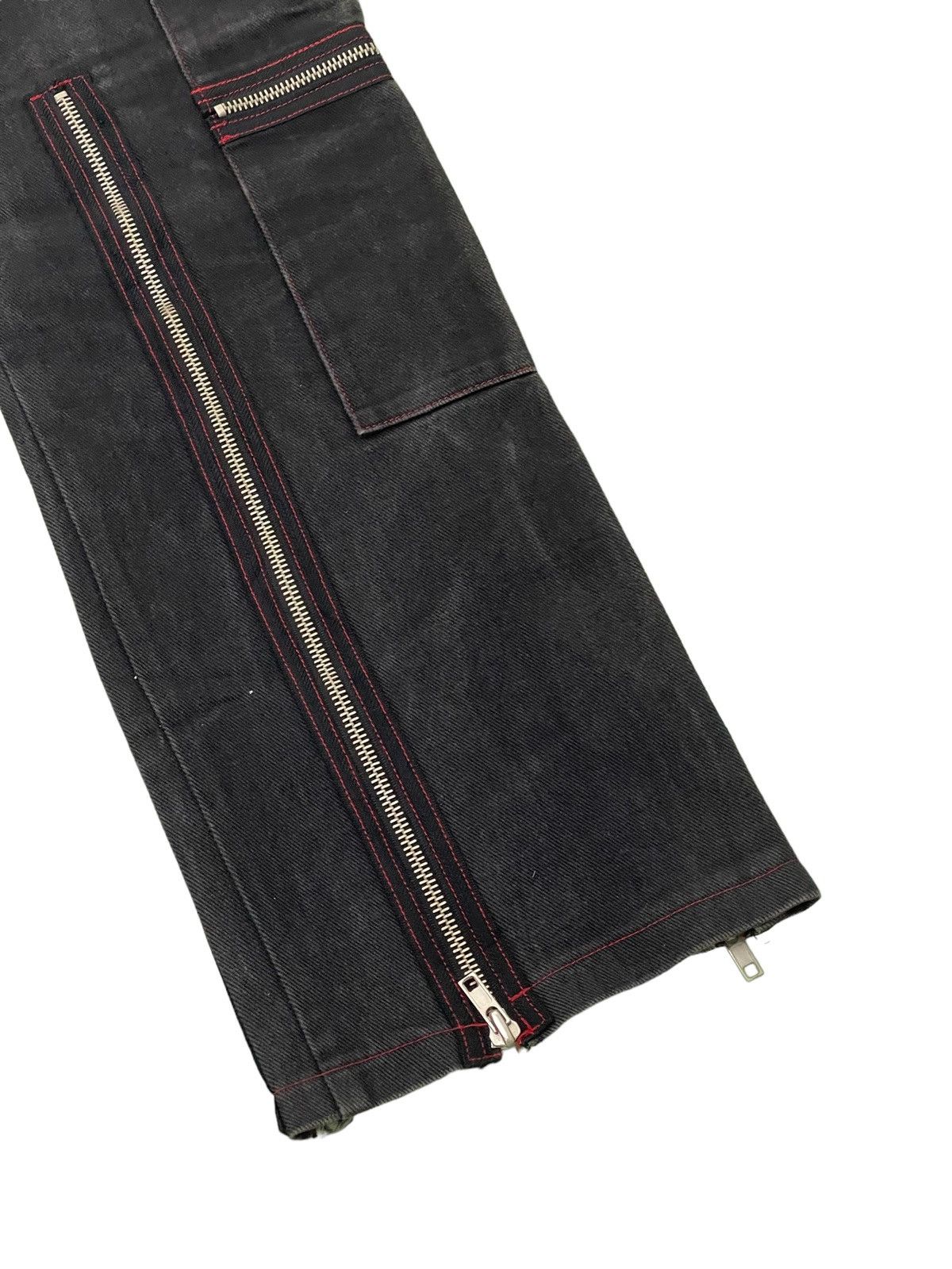 Japanese Brand Over Zipped Jeans Punk Here There Slim 3🟦8 Size US 29 - 15 Thumbnail