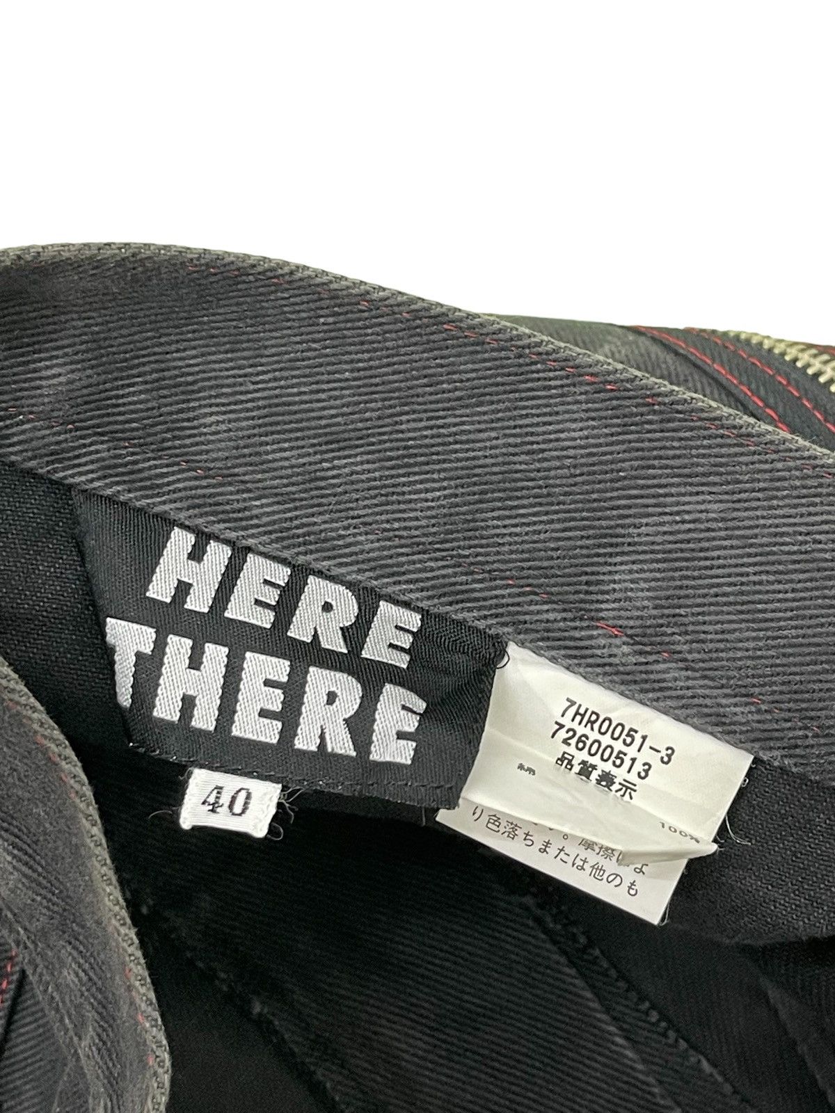 Japanese Brand Over Zipped Jeans Punk Here There Slim 3🟦8 Size US 29 - 11 Thumbnail