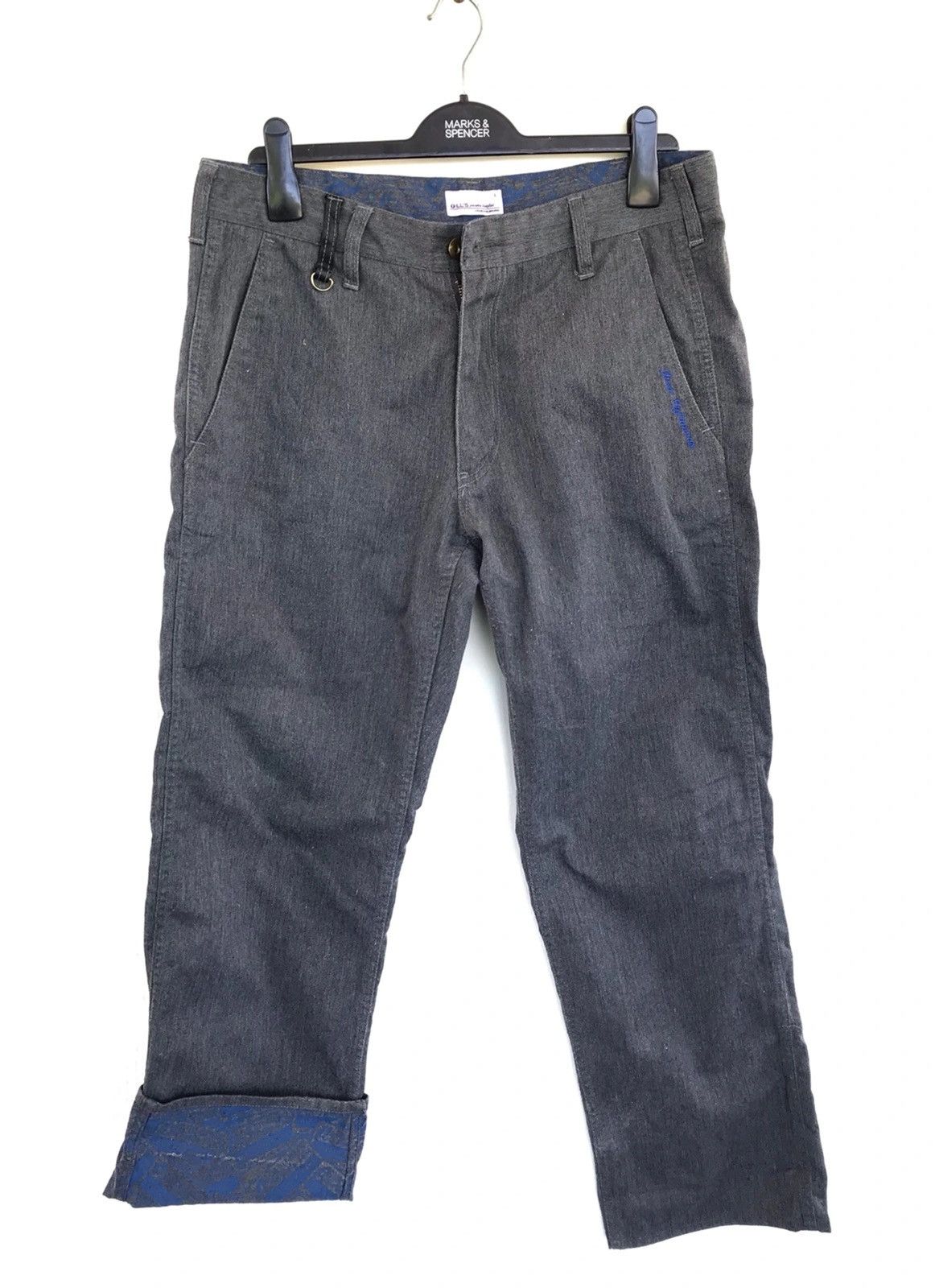 Japanese Brand I’lls Casual Pants Streetwear Fashion Size US 34 / EU 50 - 2 Thumbnail