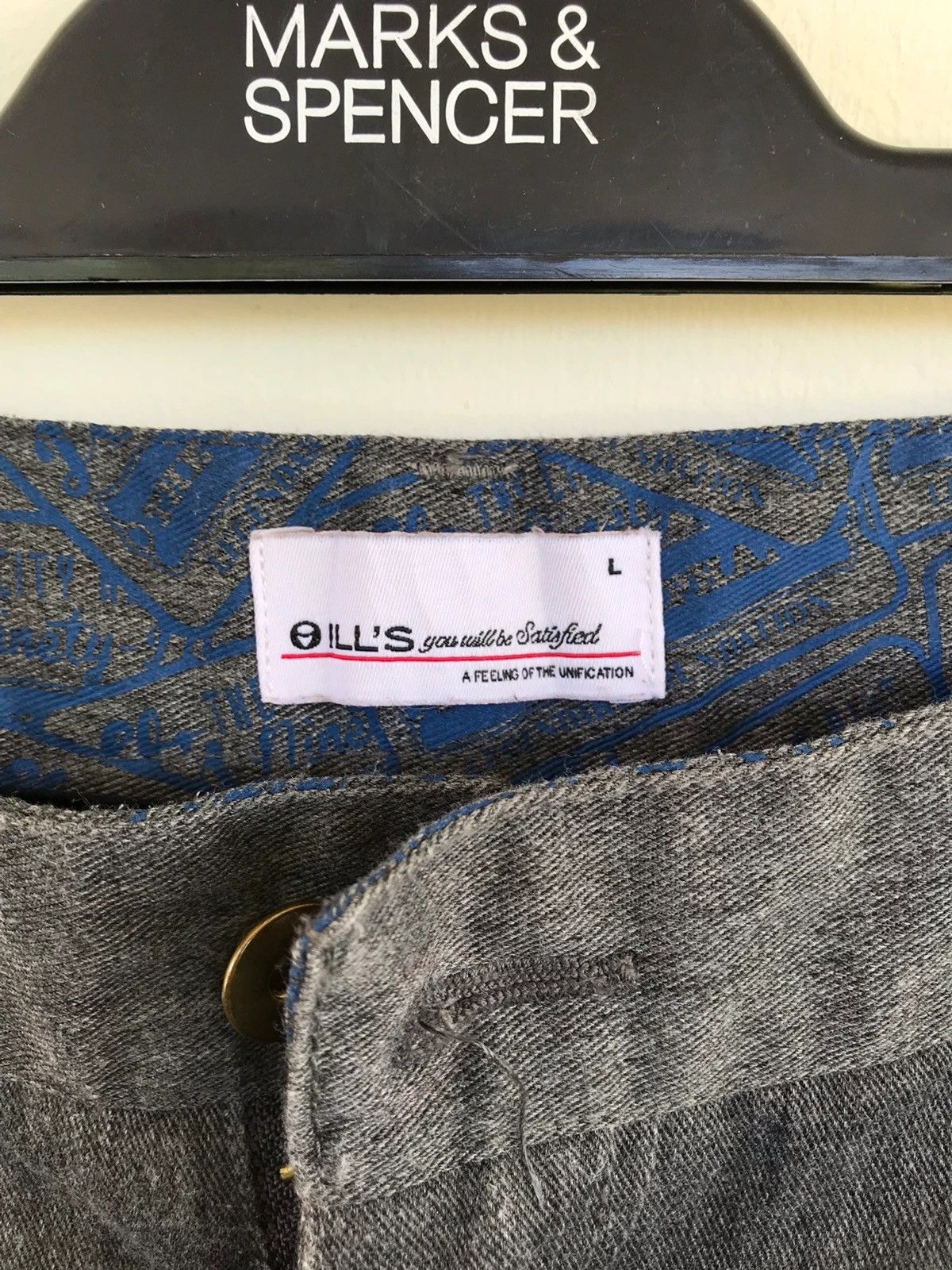 Japanese Brand I’lls Casual Pants Streetwear Fashion Size US 34 / EU 50 - 3 Thumbnail