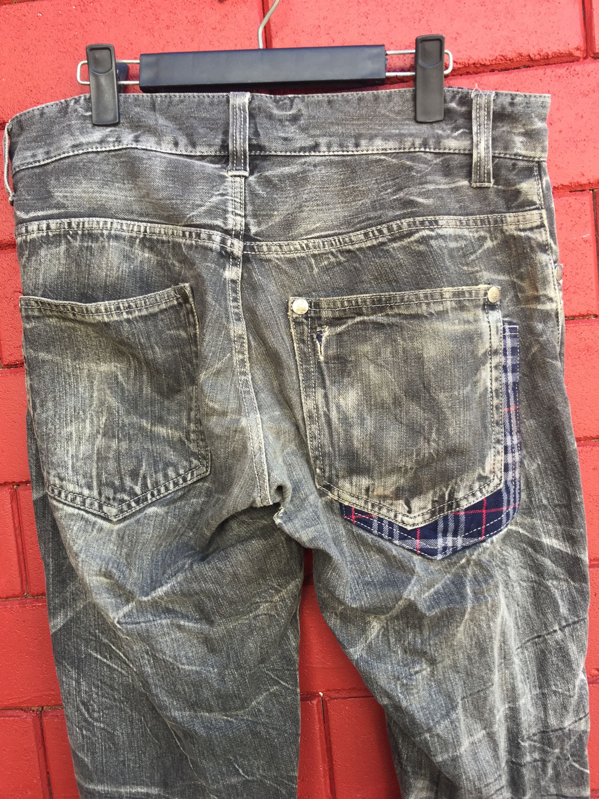 Japanese Brand × Vintage Vintage Jack Serika Distressed Travis Scott Fashion Style Size US 33 - 4 Thumbnail