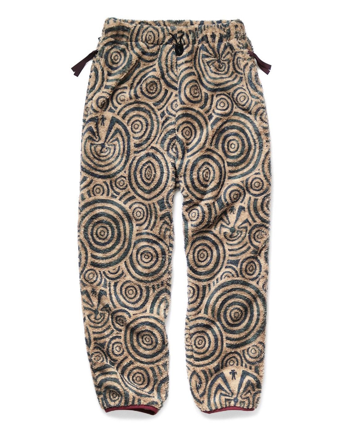 image of Kapital Maza Fleece Easy Pants Size 1 in Beige, Men's