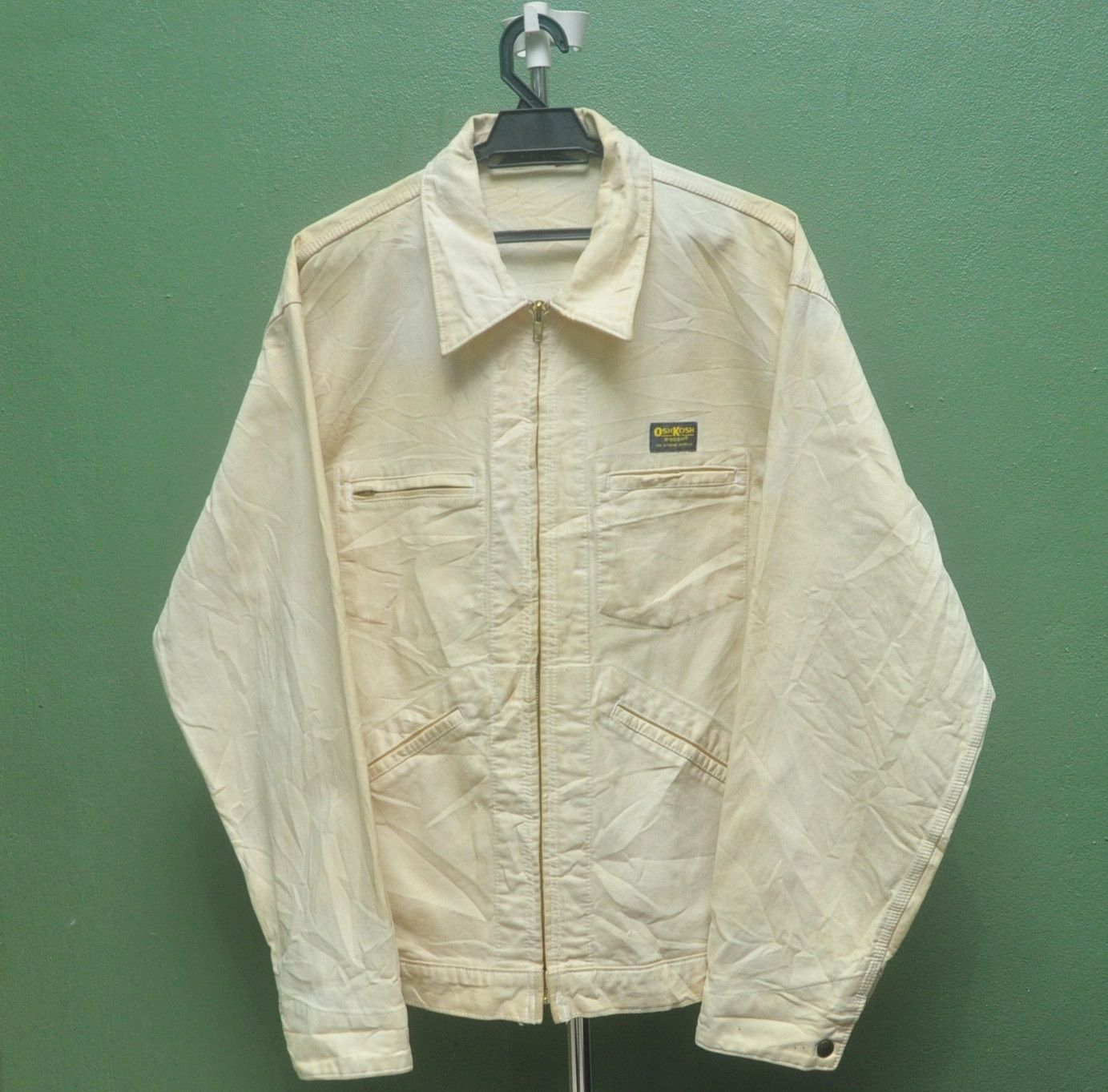 Vintage Oshkosh Denim Jacket Travis Scott Fashion Style