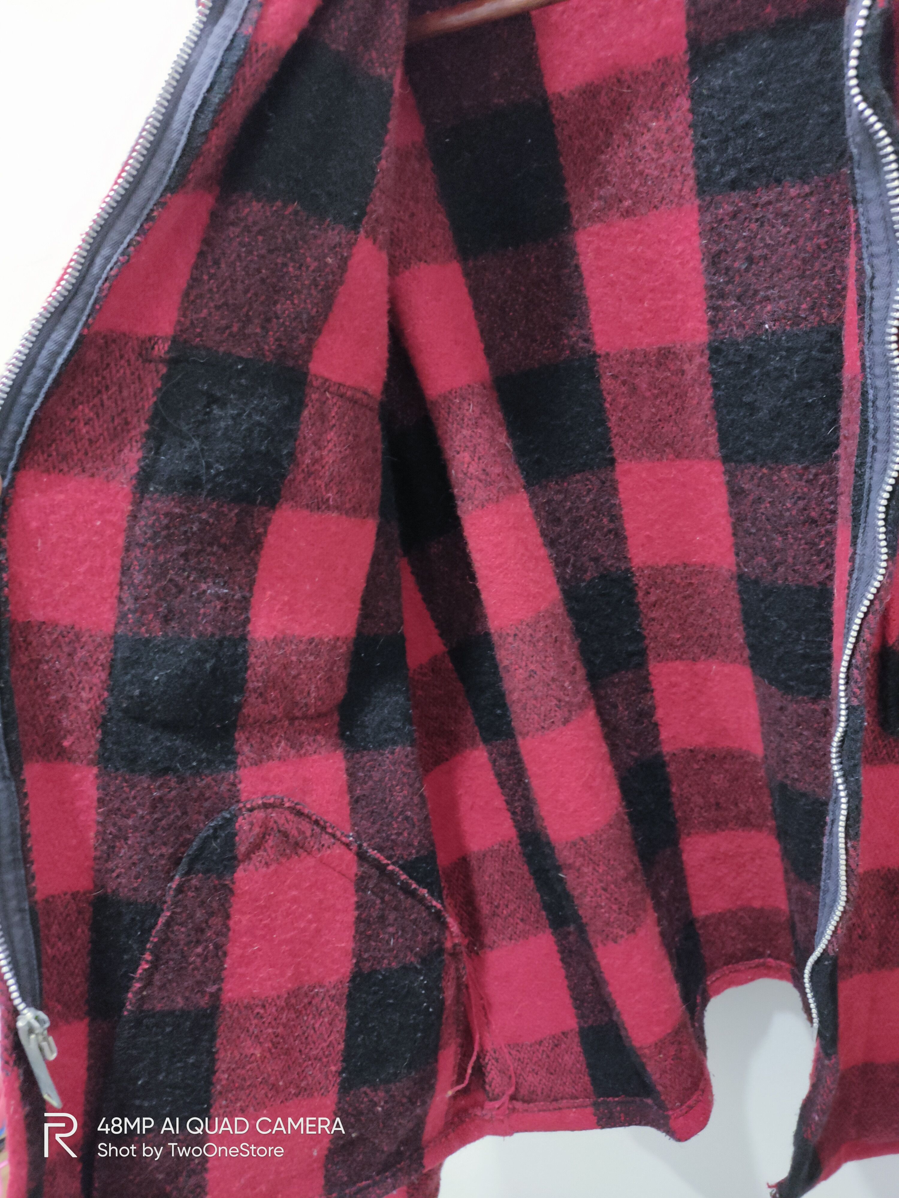 JCPenney × Vintage Vintag 50s JCPENNEY Wool Buffalo Check Flannel Chore Jacket Size US XL / EU 56 / 4 - 10 Thumbnail