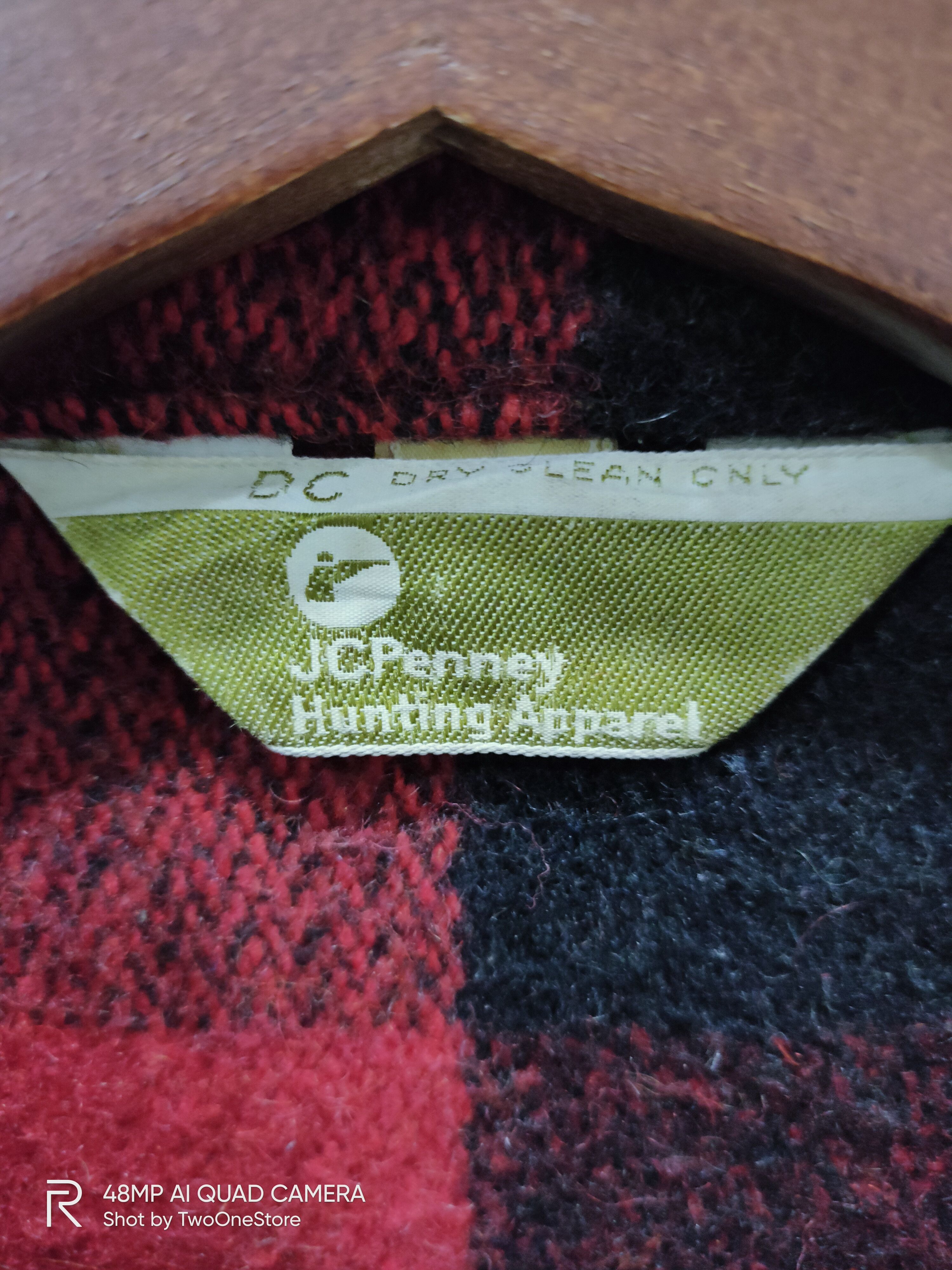 JCPenney × Vintage Vintag 50s JCPENNEY Wool Buffalo Check Flannel Chore Jacket Size US XL / EU 56 / 4 - 11 Thumbnail