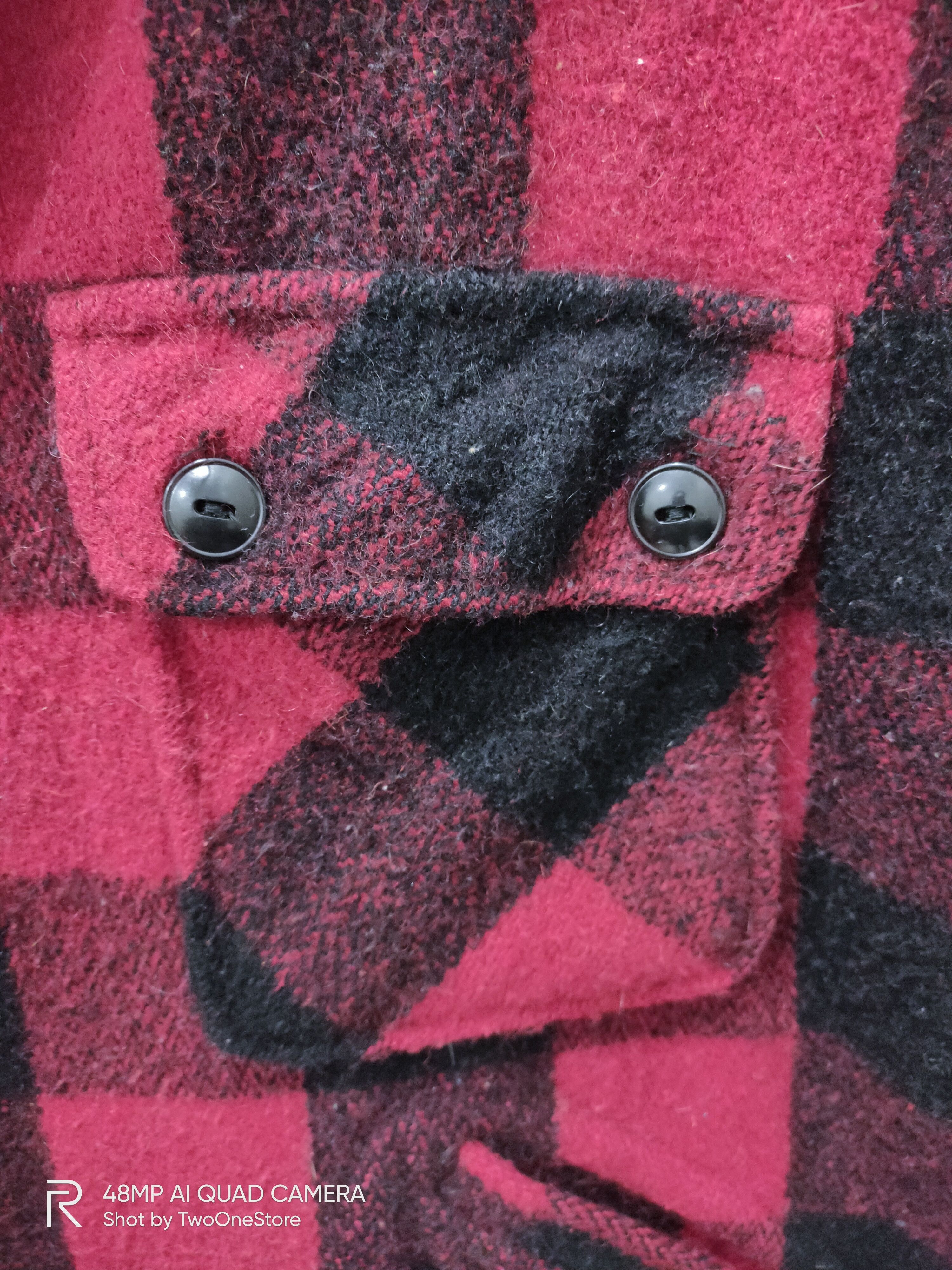 JCPenney × Vintage Vintag 50s JCPENNEY Wool Buffalo Check Flannel Chore Jacket Size US XL / EU 56 / 4 - 5 Thumbnail