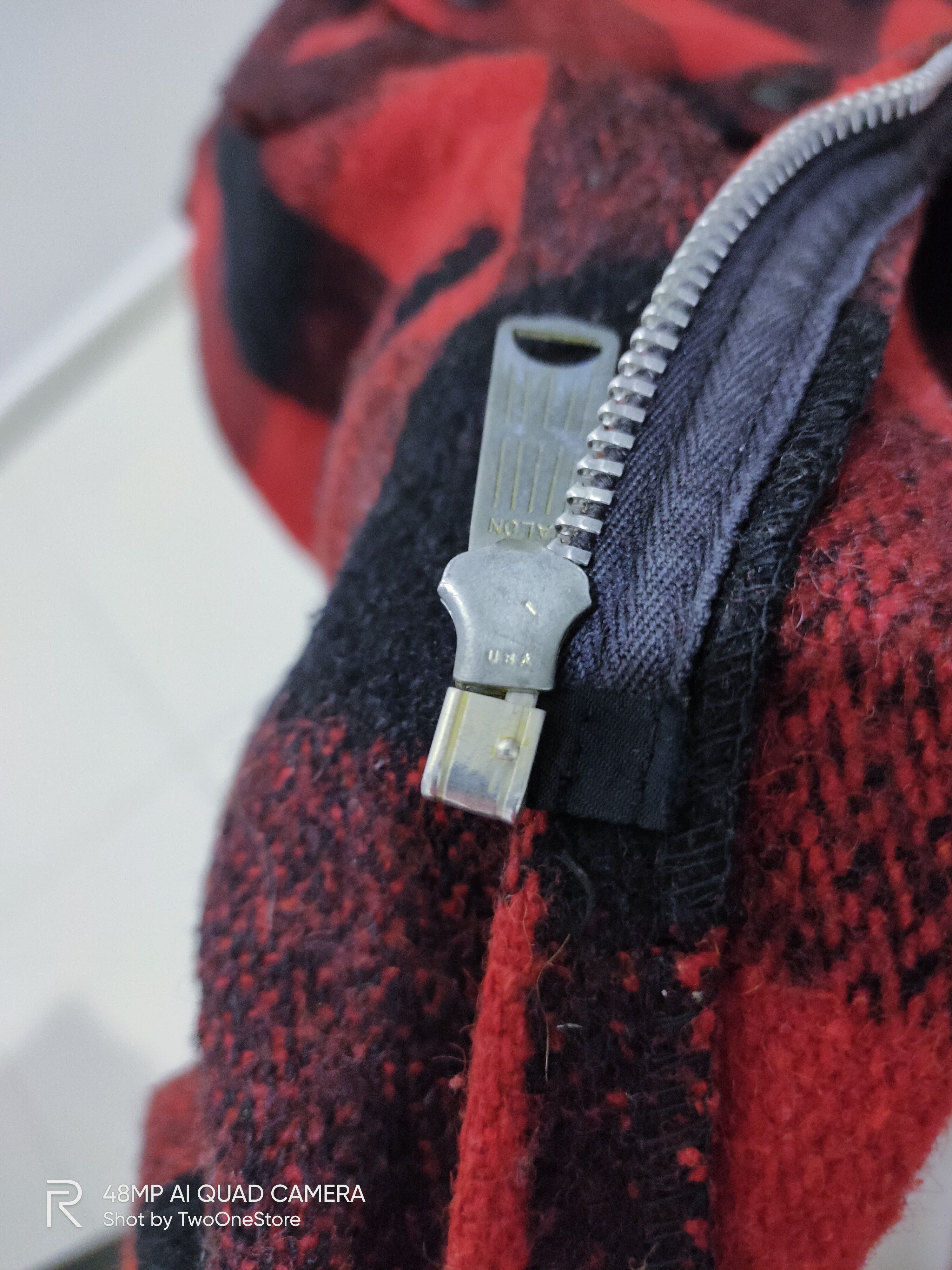 JCPenney × Vintage Vintag 50s JCPENNEY Wool Buffalo Check Flannel Chore Jacket Size US XL / EU 56 / 4 - 8 Thumbnail