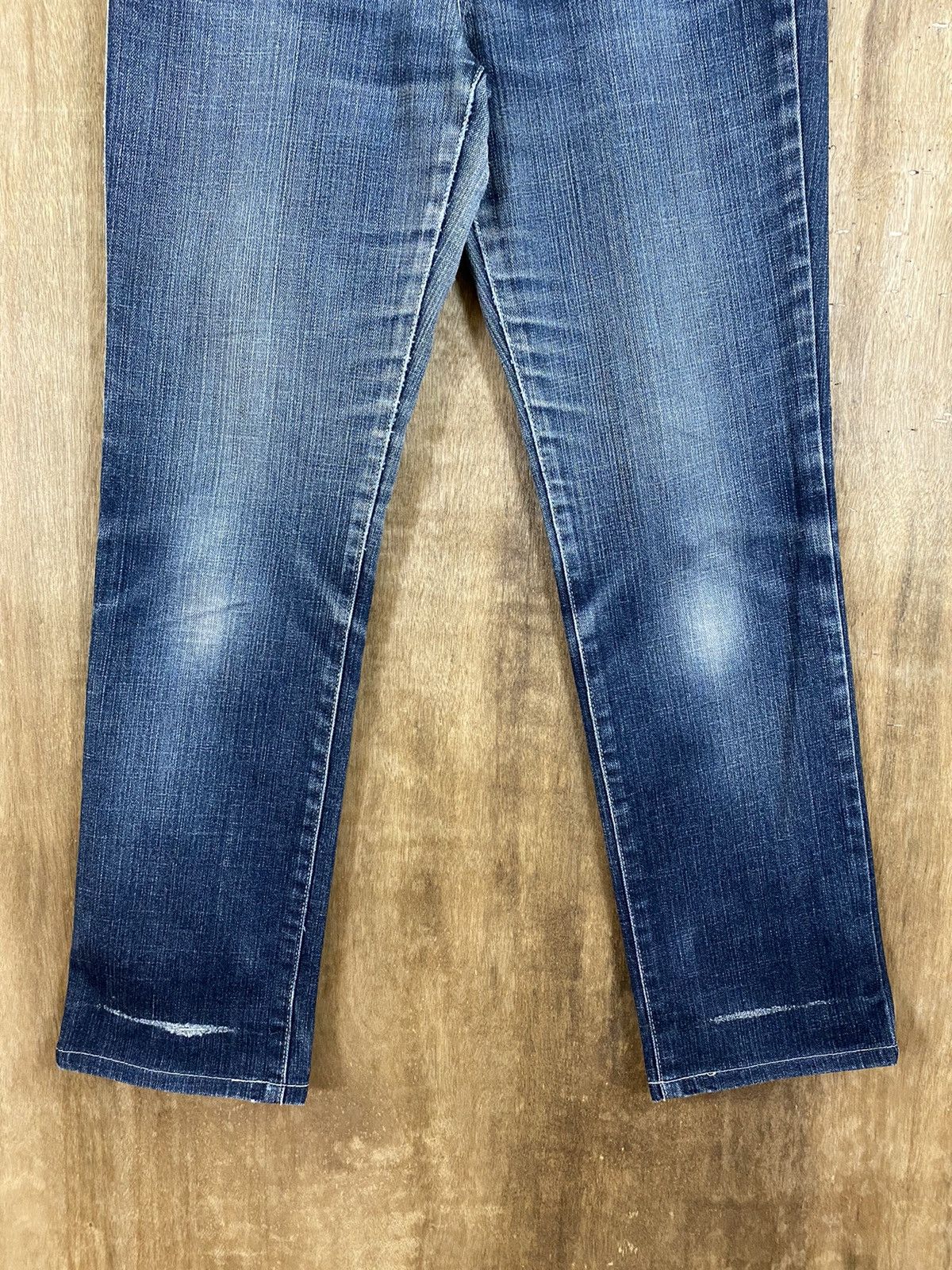 Edwin Edwin Blue distressed Denim Pants jeans #BB535 Size US 30 / EU 46 - 3 Thumbnail