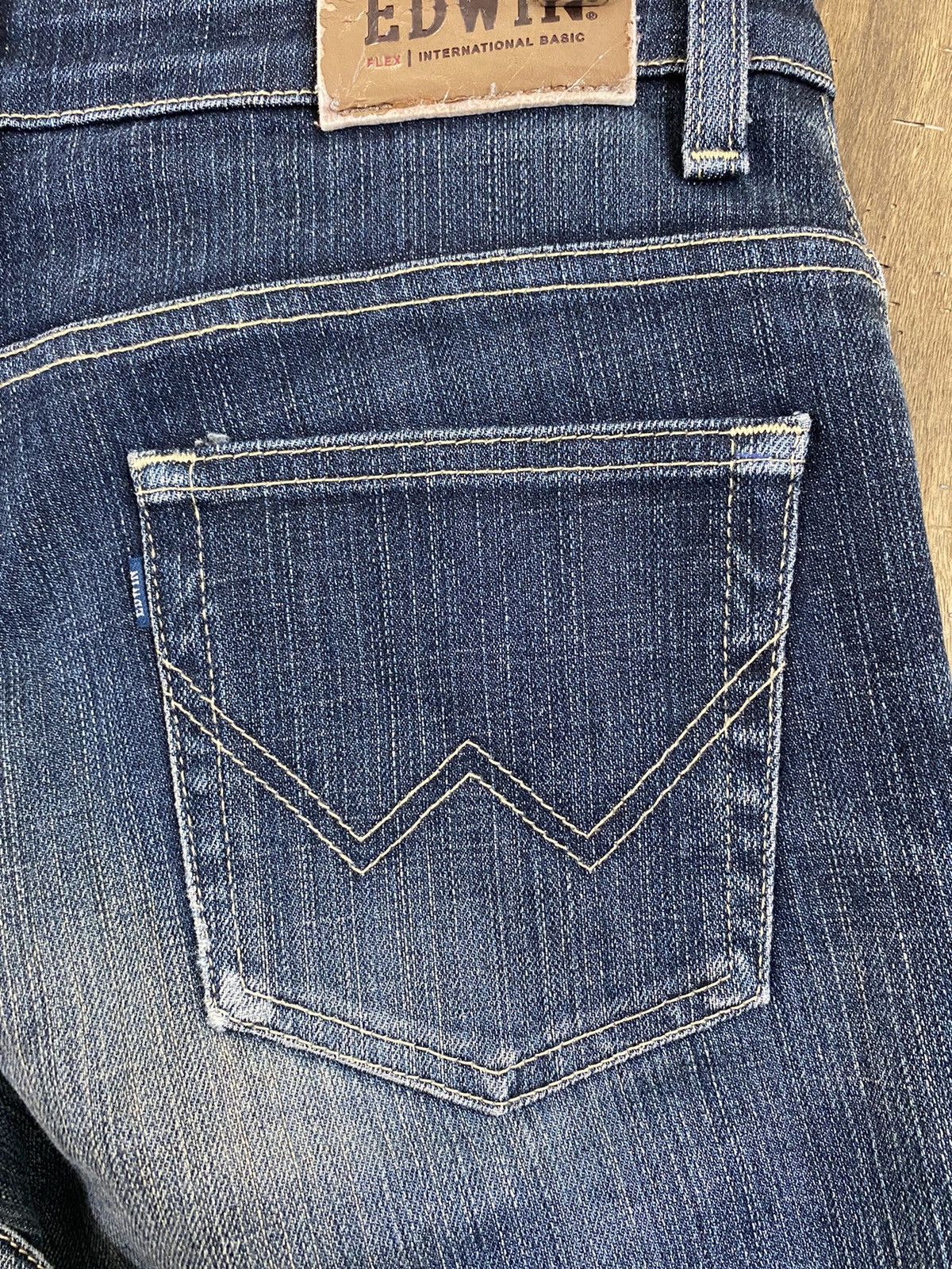 Edwin Edwin Blue distressed Denim Pants jeans #BB535 Size US 30 / EU 46 - 12 Thumbnail