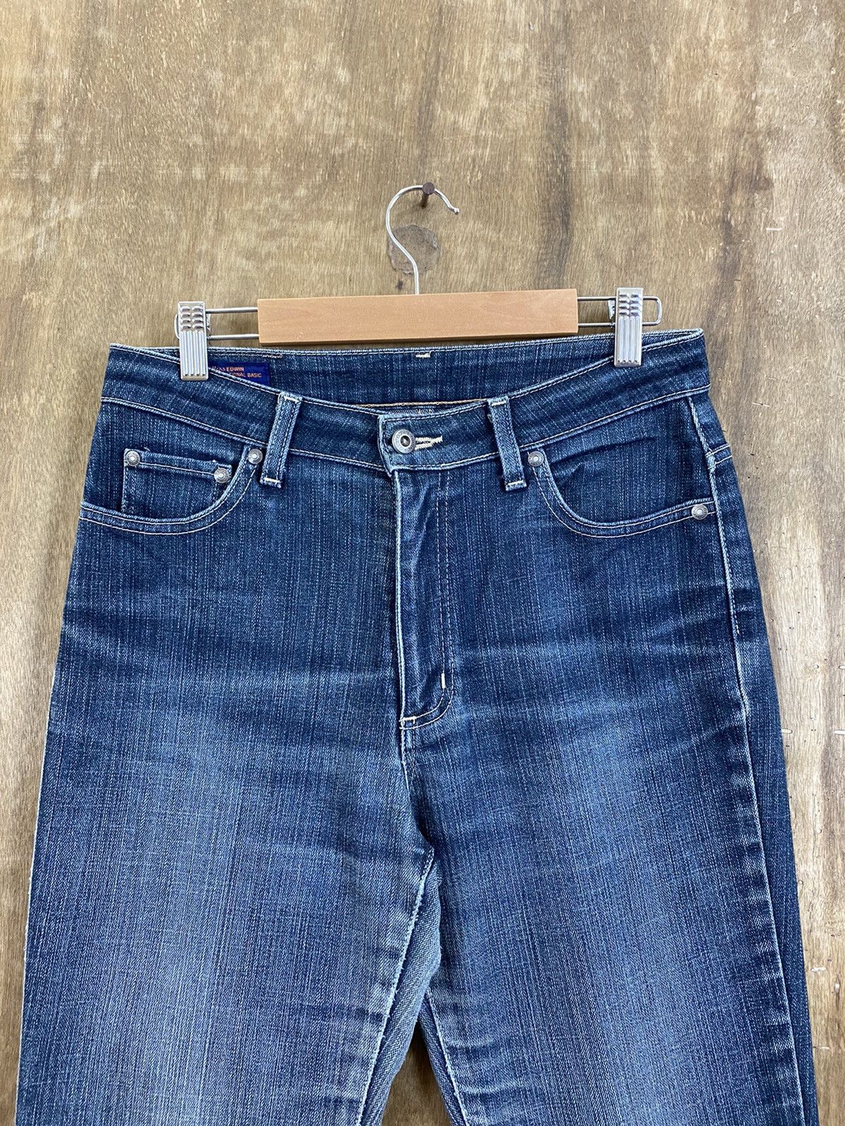 Edwin Edwin Blue distressed Denim Pants jeans #BB535 Size US 30 / EU 46 - 2 Thumbnail