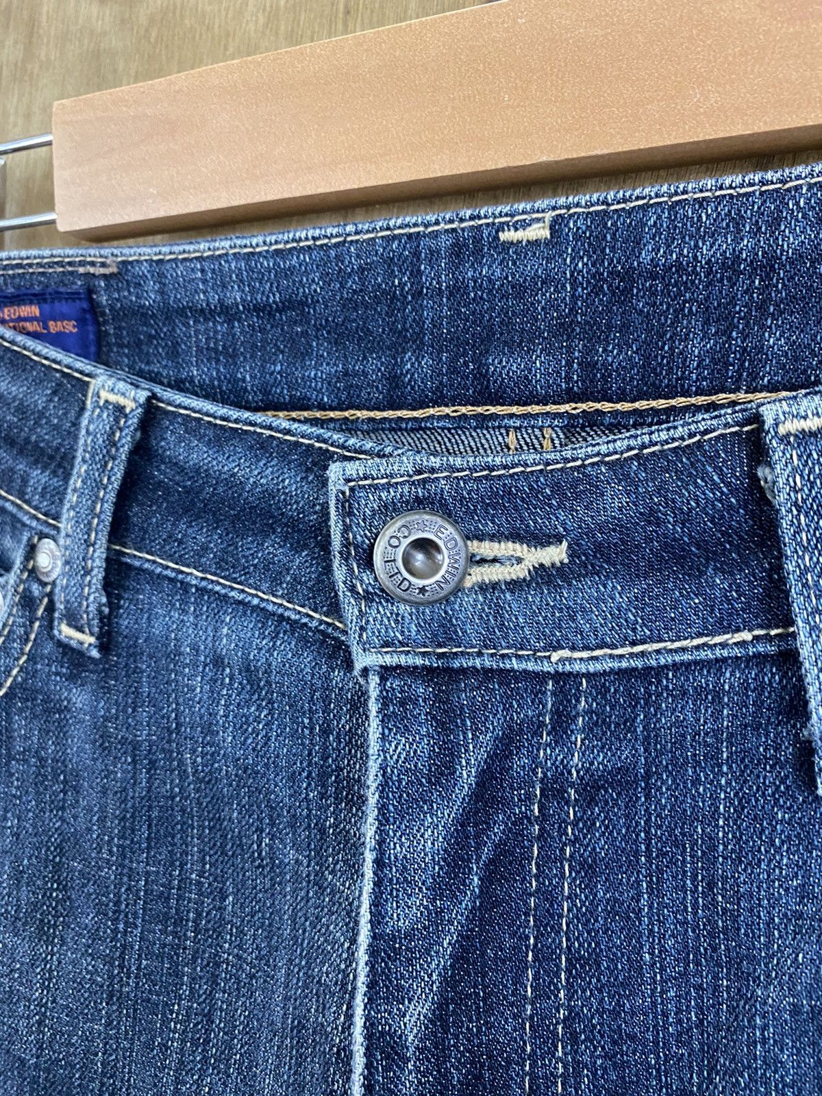 Edwin Edwin Blue distressed Denim Pants jeans #BB535 Size US 30 / EU 46 - 17 Thumbnail